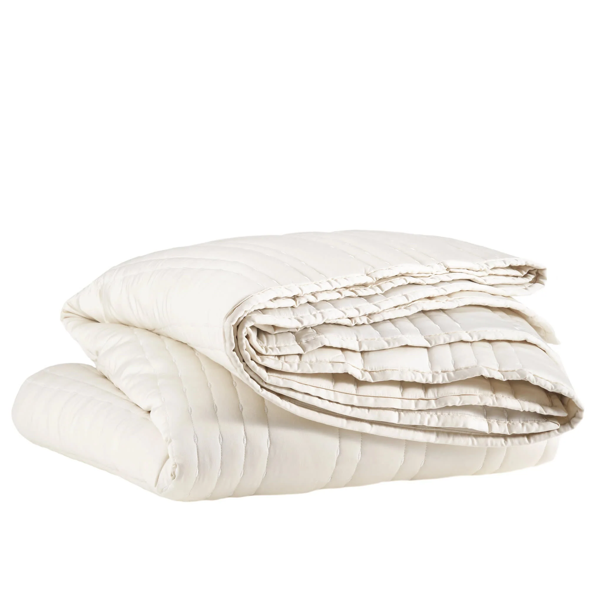 Blissful Bamboo Quilt | Pearl/Silver - Image 4