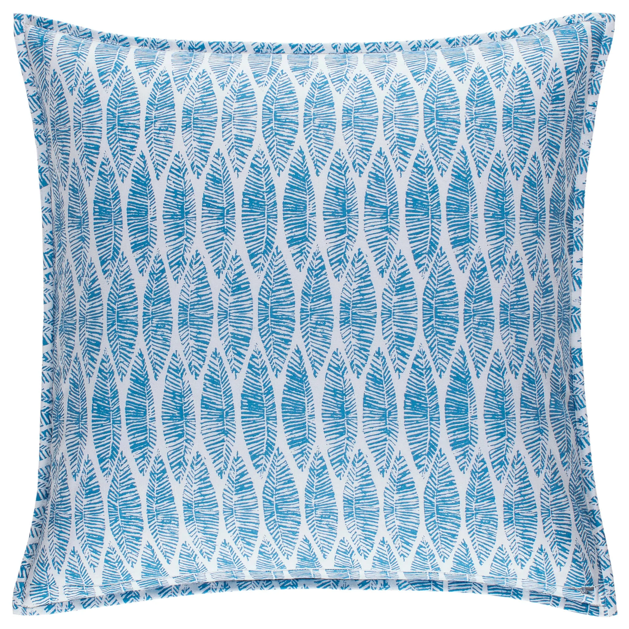 Block Print Patchwork Sham | Blue - Image 6