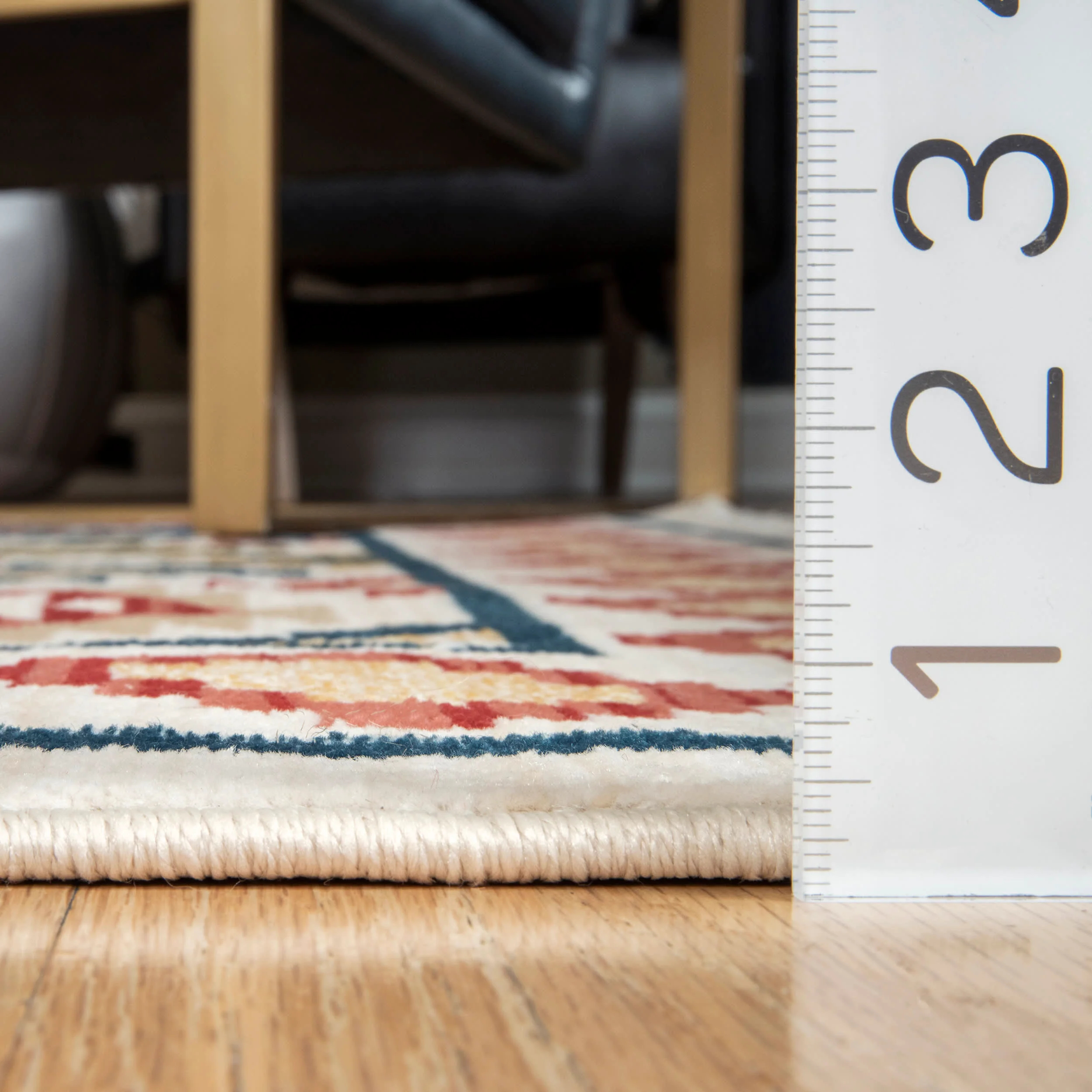 Boho Aztec Trellis Rug | Multicolor - Image 5