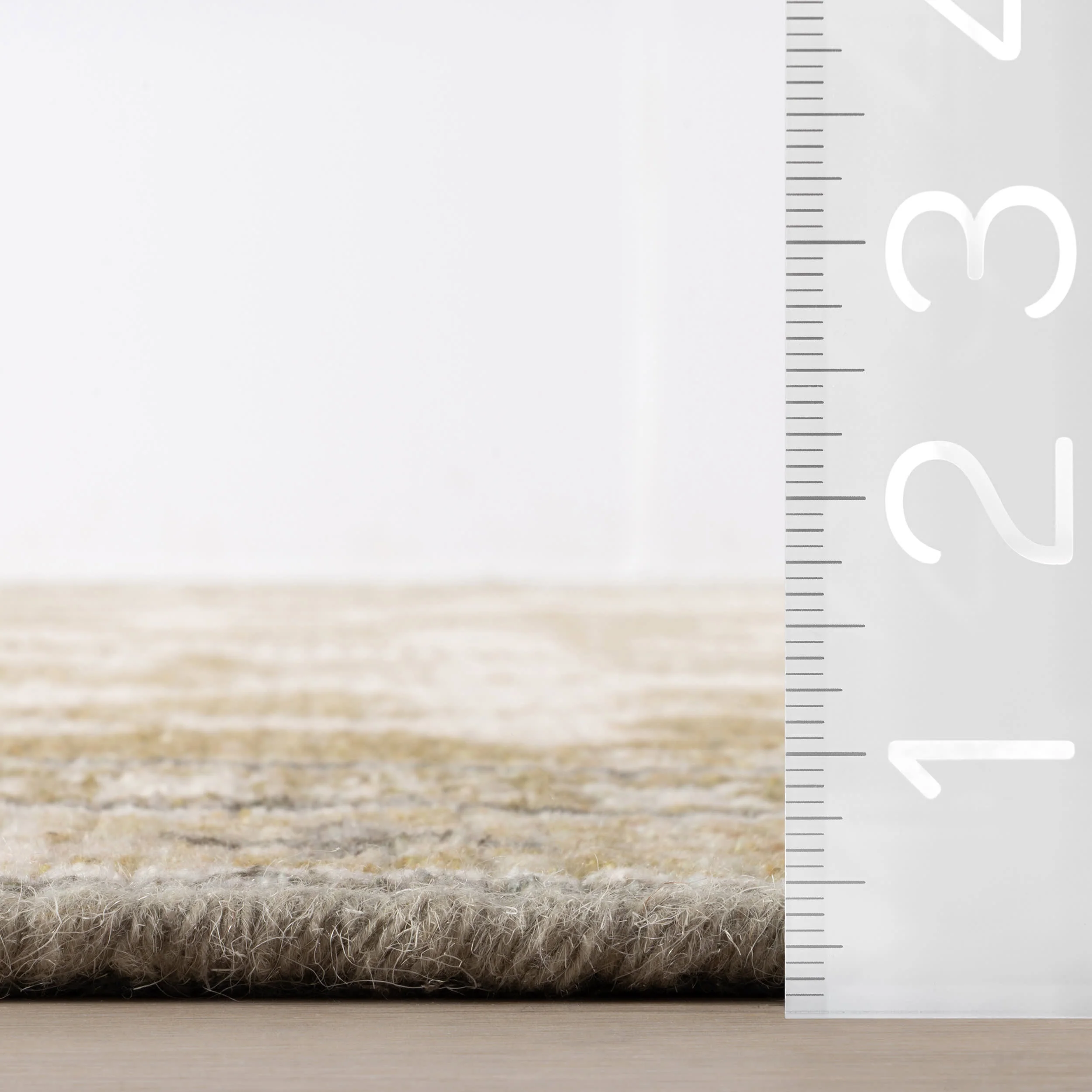 Botanica Hand Tufted Botanical Wool-Blend Rug | Olive Green - Image 5