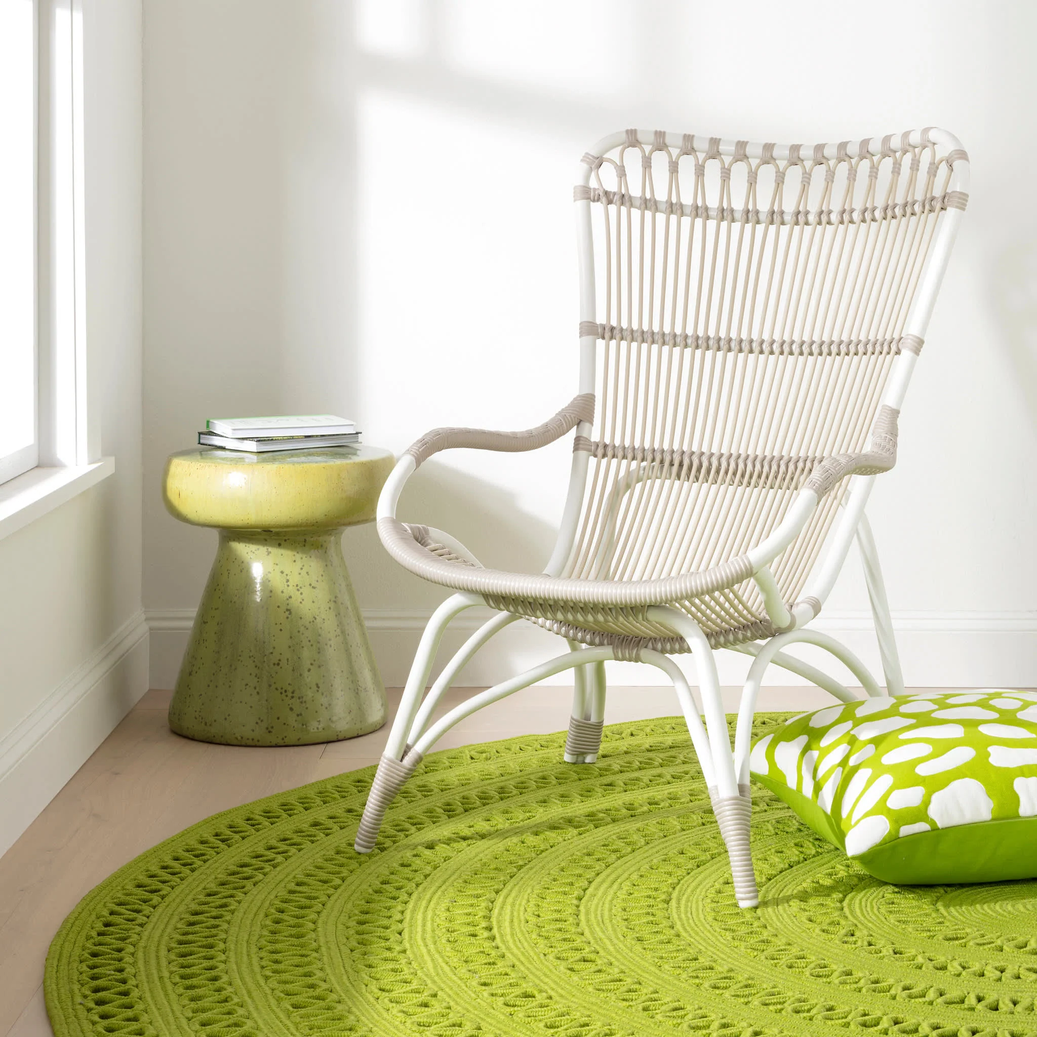Bowline Handwoven Indoor/Outdoor Round Rug | Sprout - Image 2