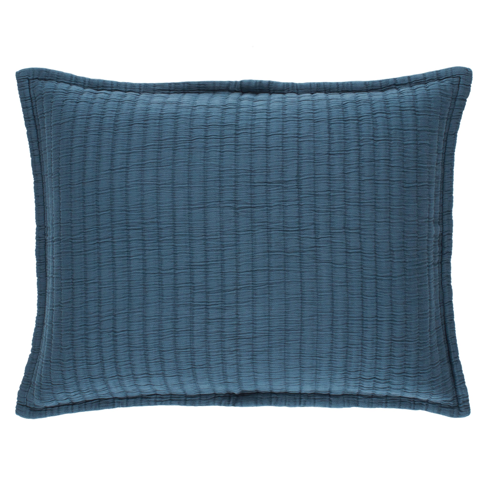 Boyfriend Matelasse Sham | Aegean - Image 3