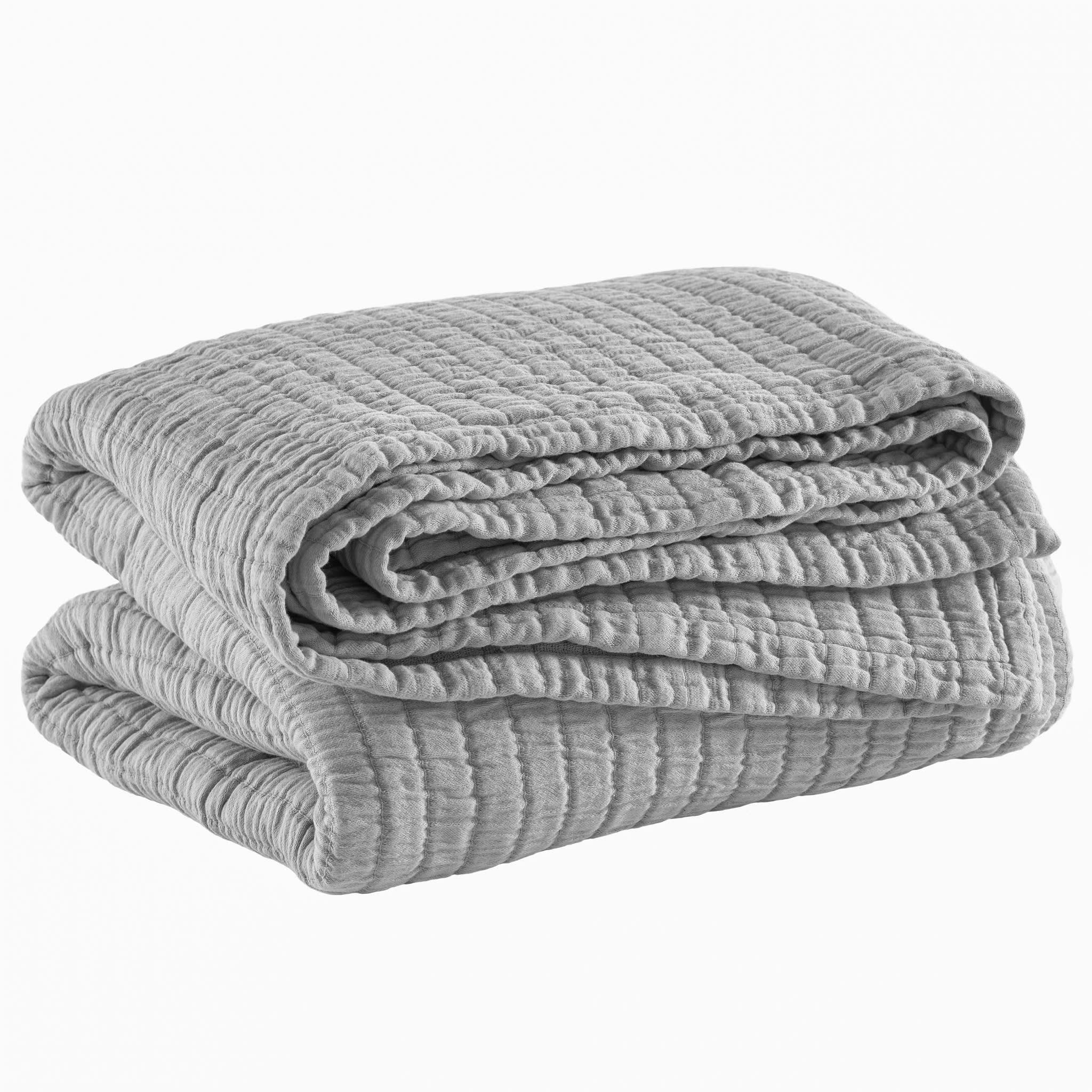 Boyfriend Matelasse Coverlet | Grey - Image 3