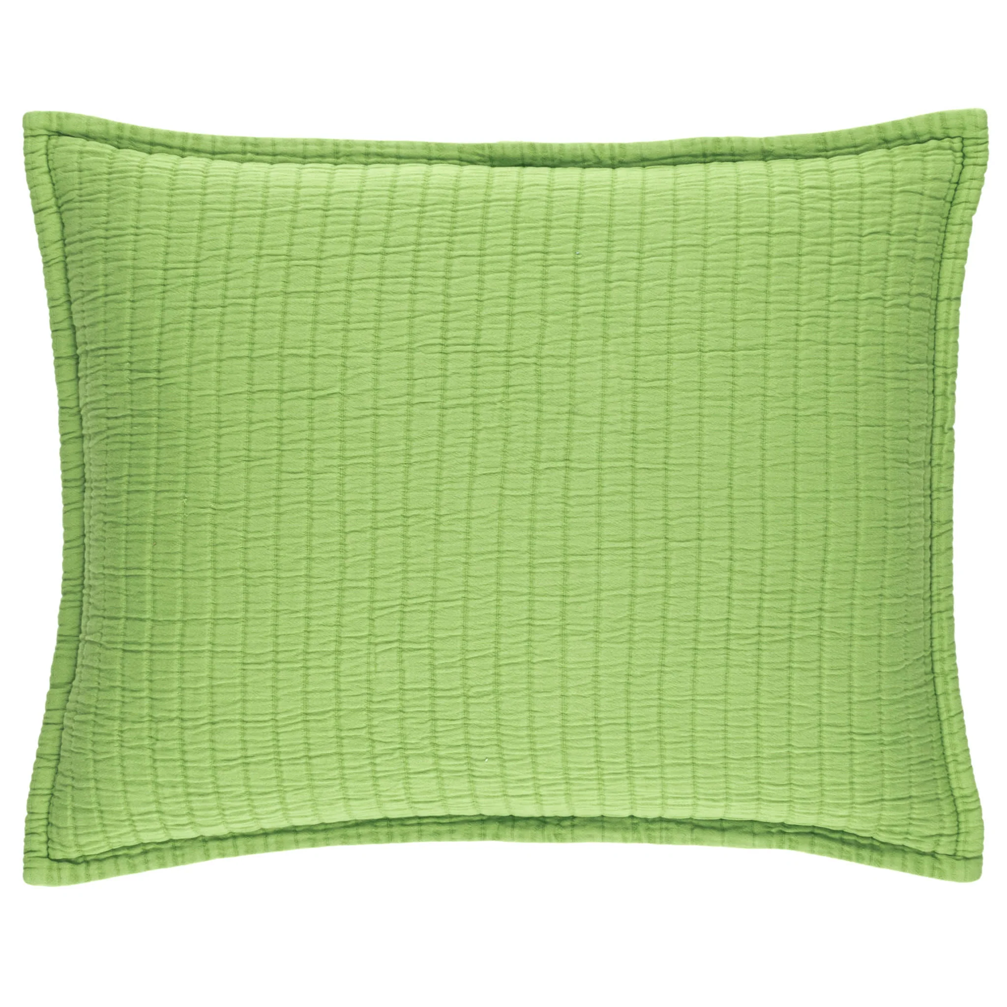 Boyfriend Matelasse Sham | Lime - Image 4