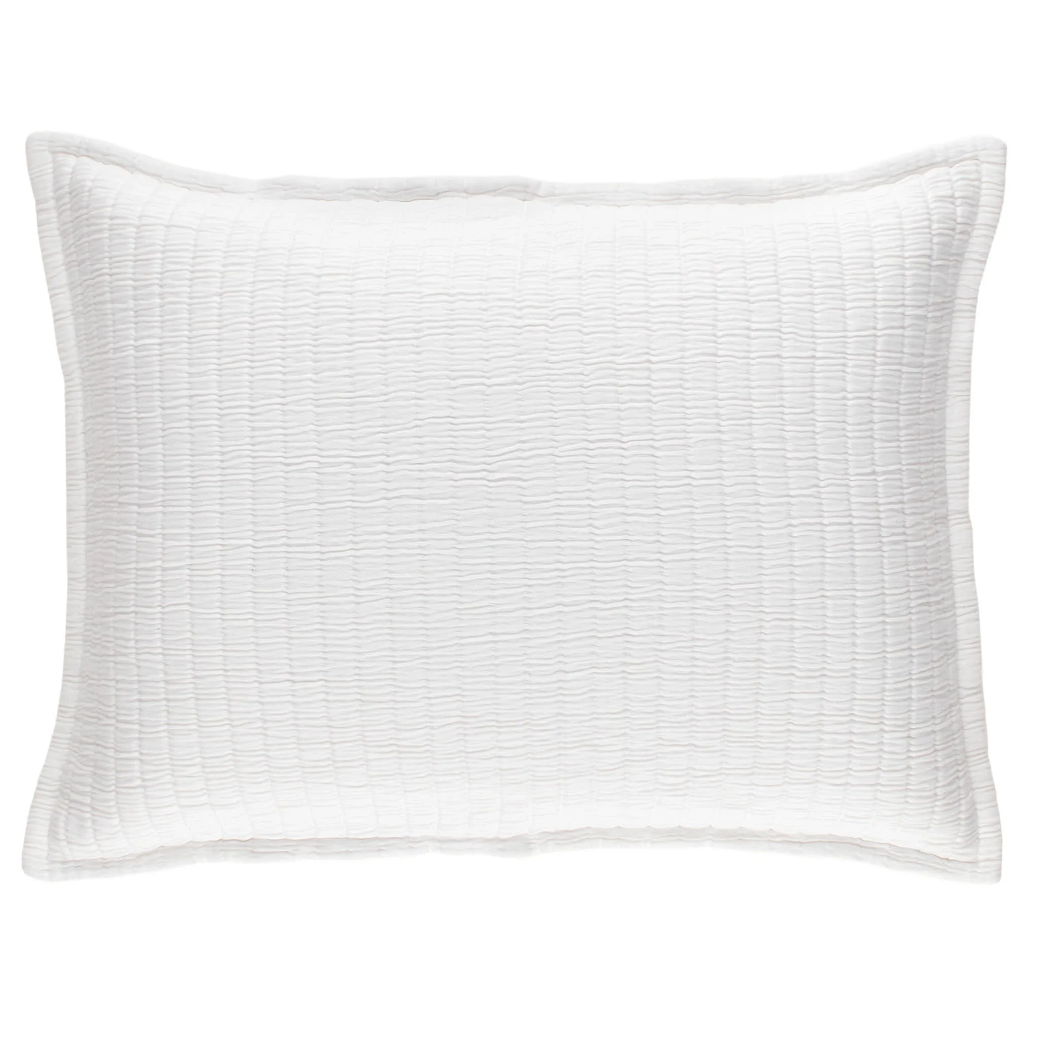 Boyfriend Matelasse Sham | White - Image 5