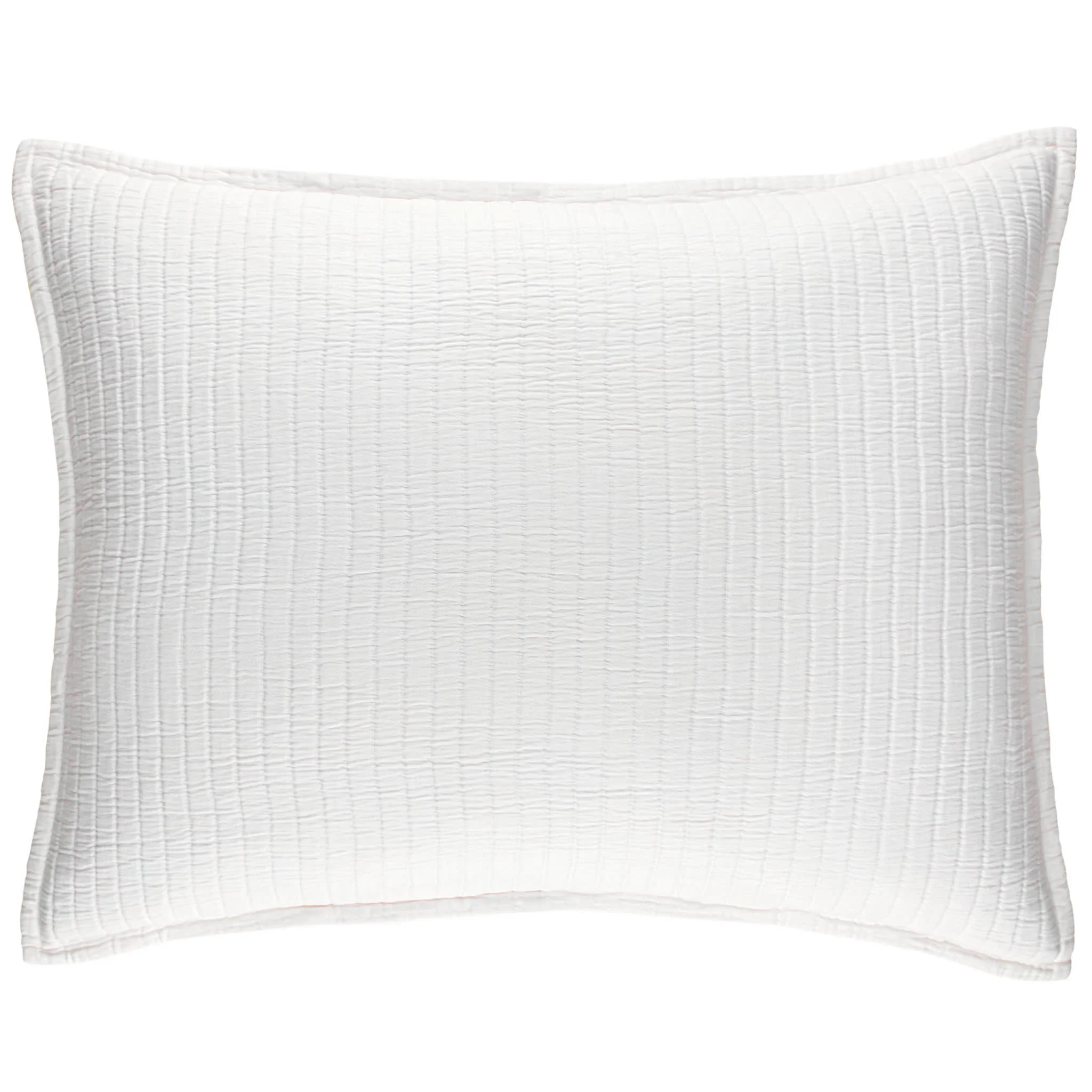 Boyfriend Matelasse Sham | White - Image 7