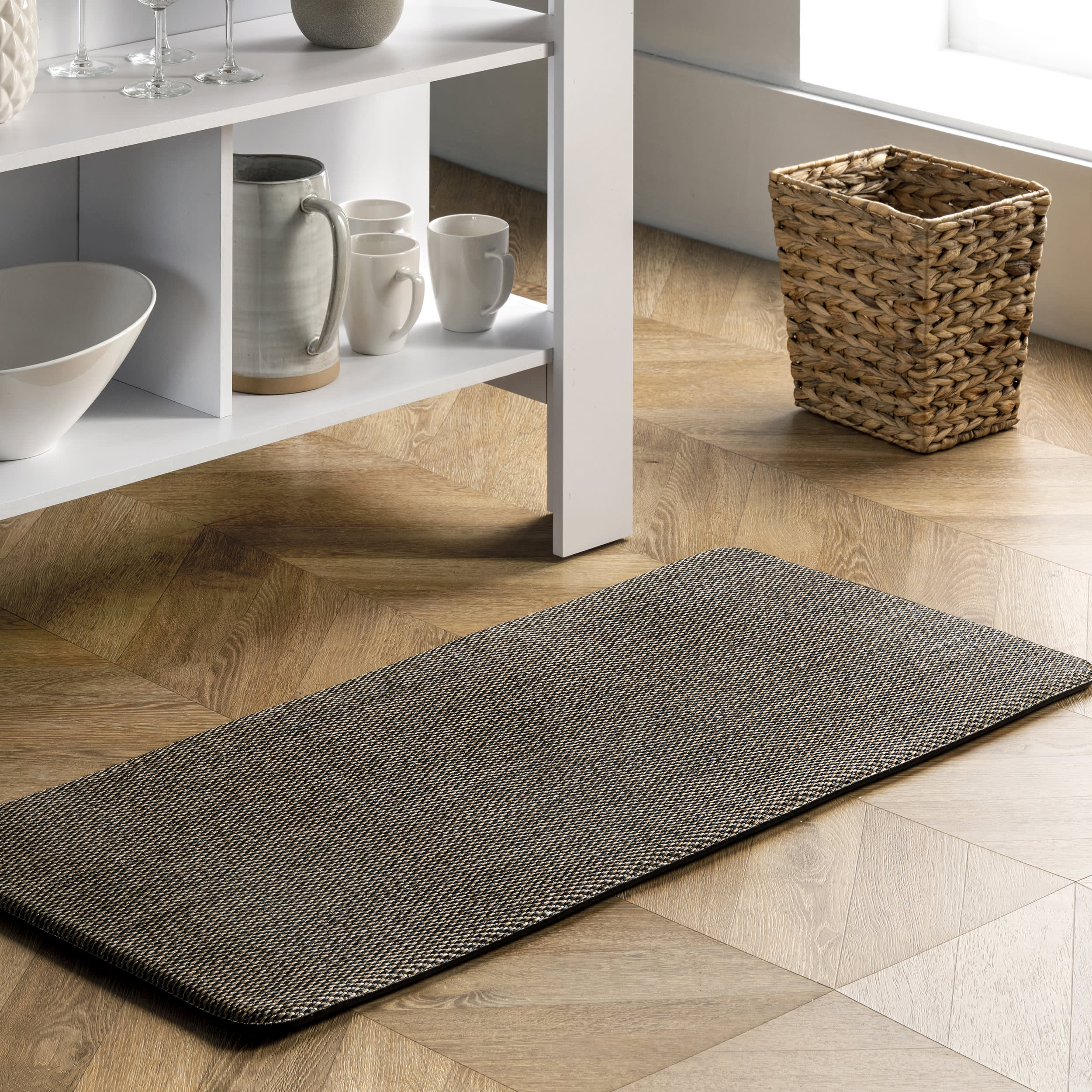 Braid Woven Anti-Fatigue Mat | Black - Image 2