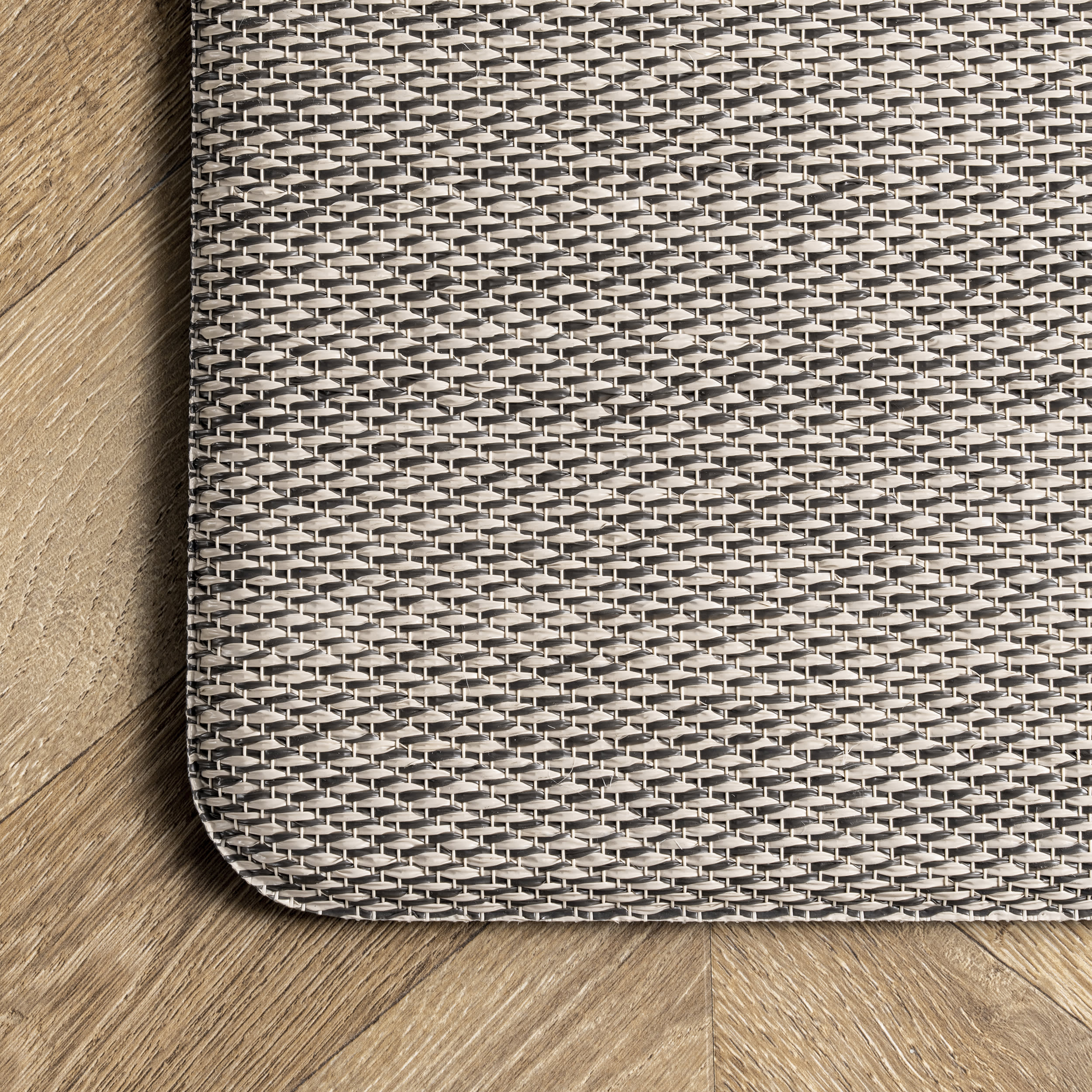 Braid Woven Anti-Fatigue Mat | Black And White - Image 3