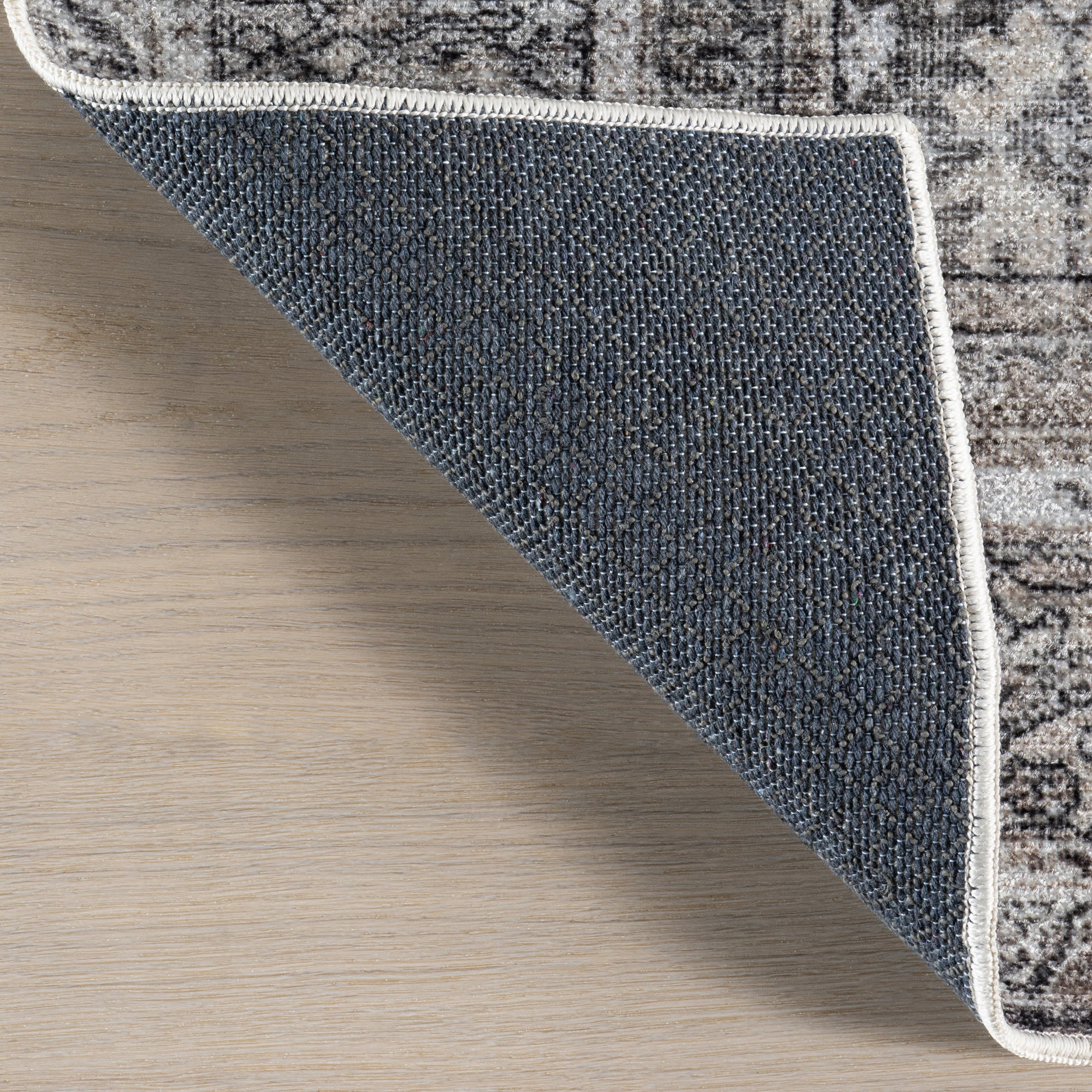 Briana Vintage Washable Rug | Brown - Image 7