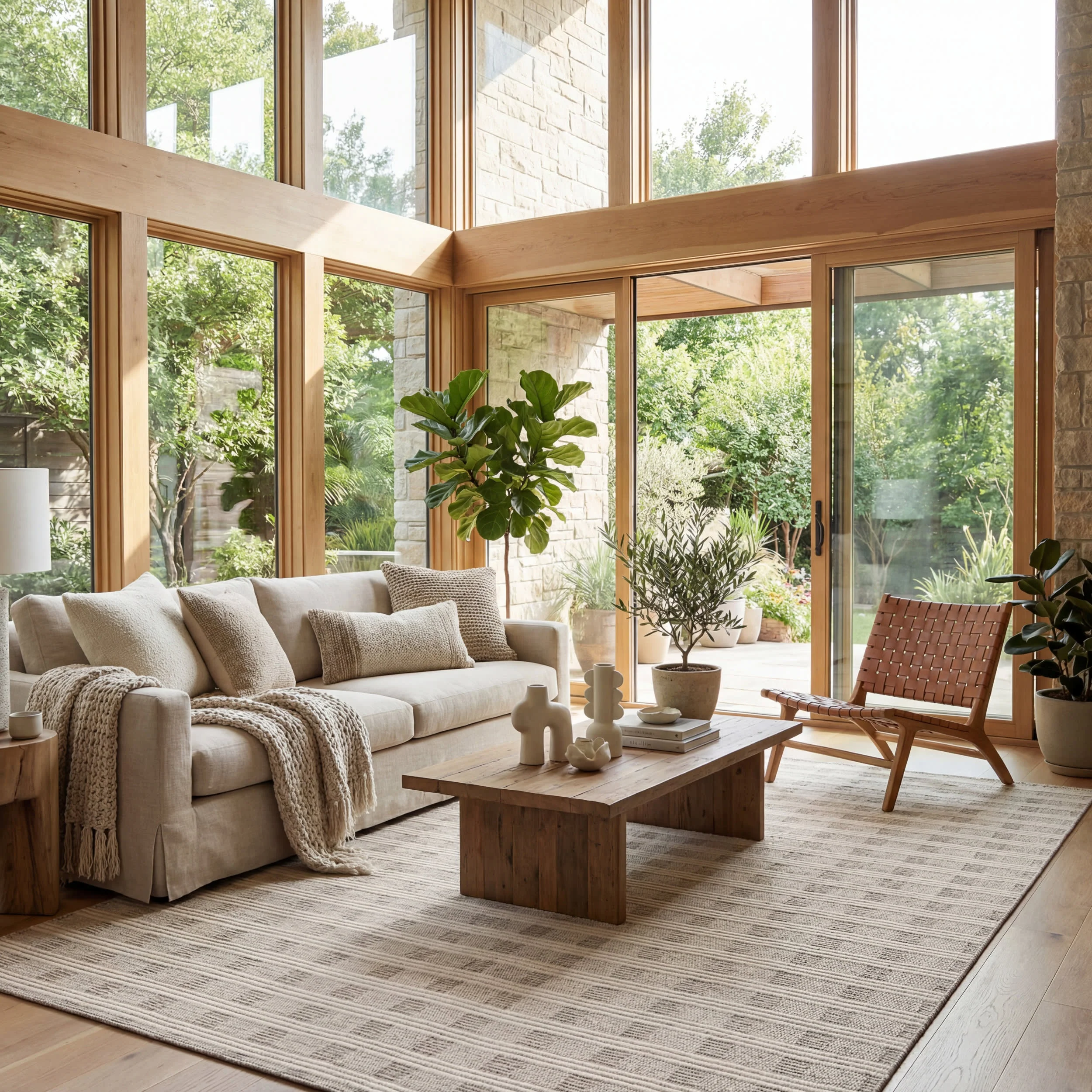 Briara Farmhouse Plaid Indoor/Outdoor Rug | Grey - Image 9
