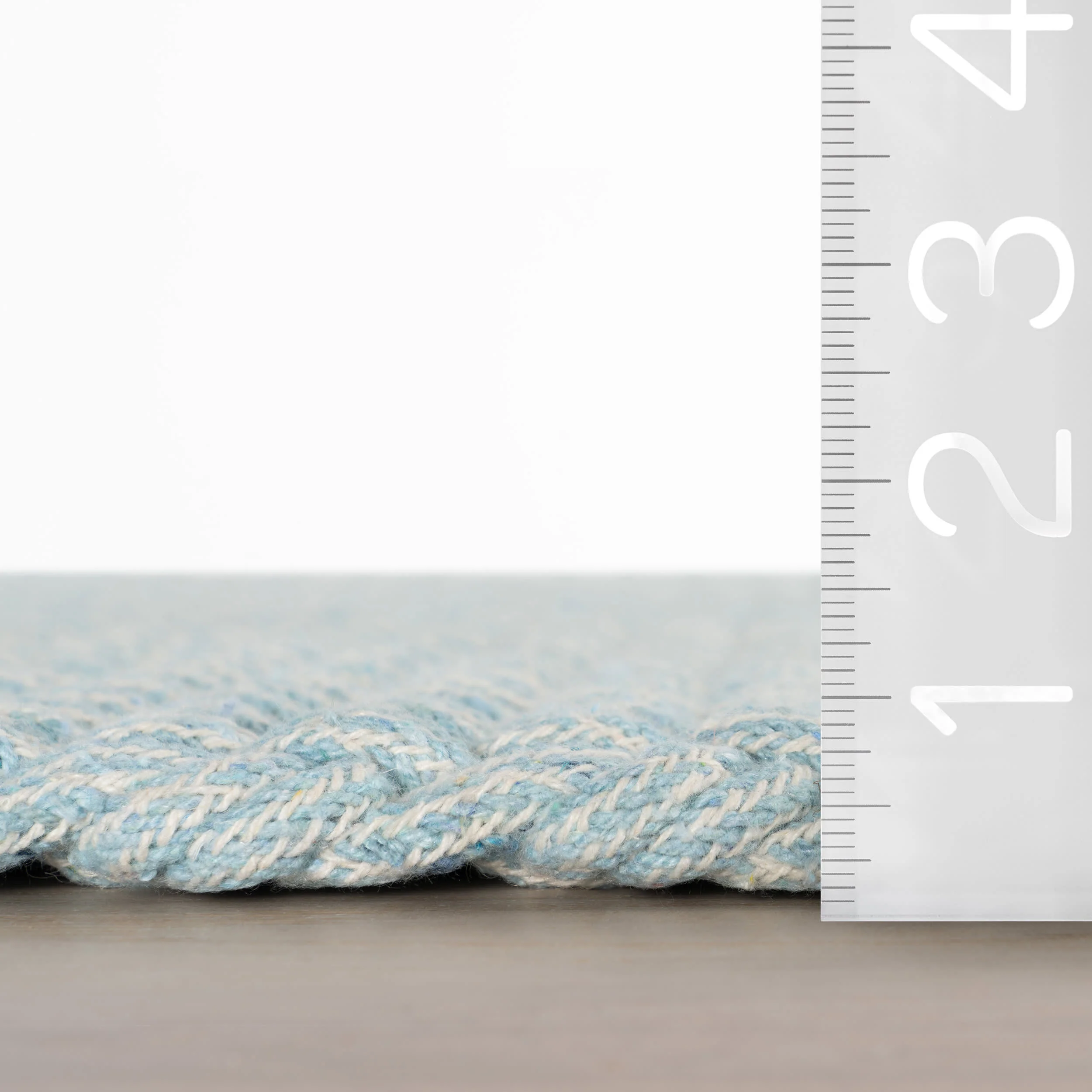 Bridges Rope Rug | Light Blue - Image 8