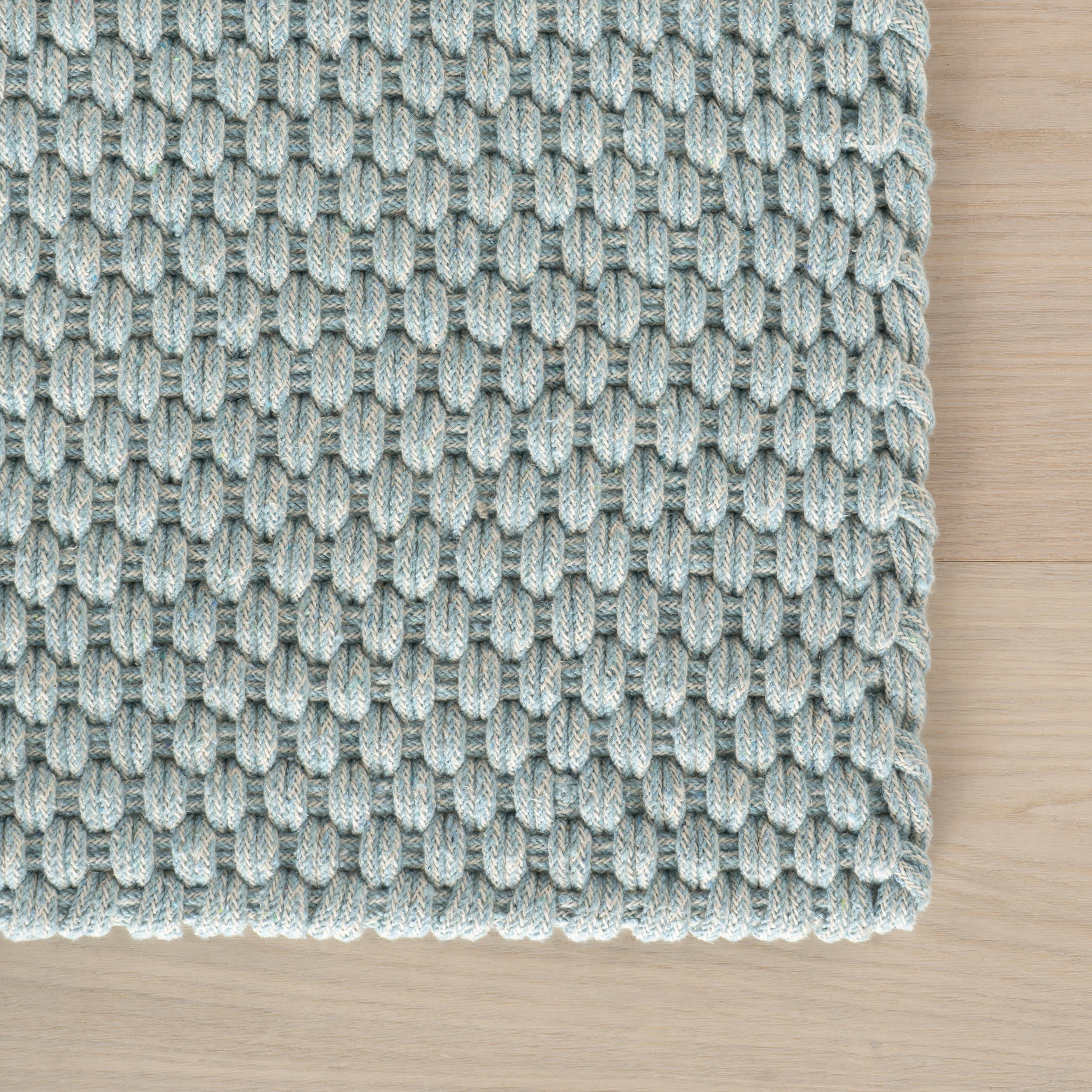 Bridges Rope Rug | Light Blue - Image 9