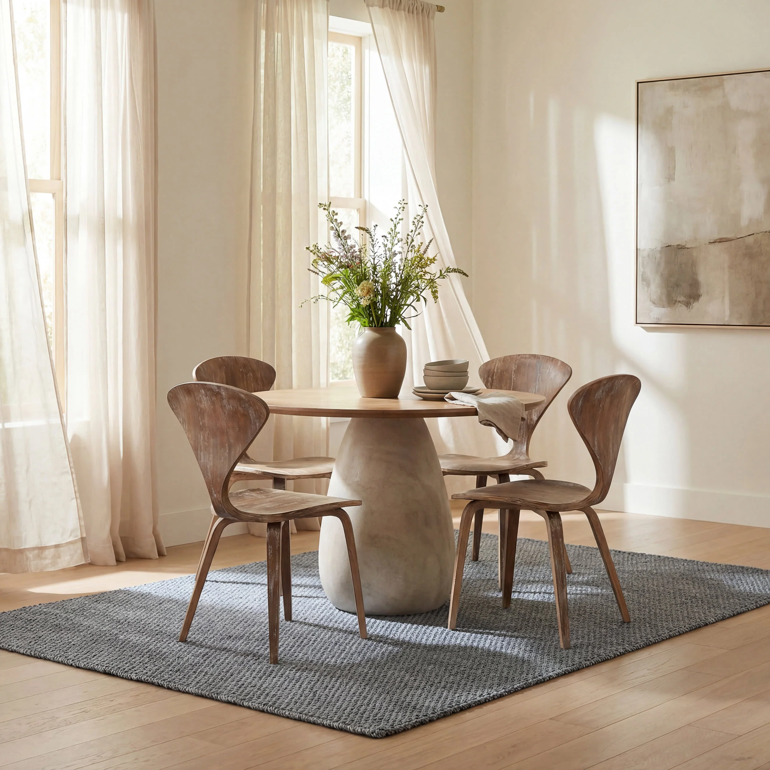 Bridges Rope Rug | Navy - Image 4