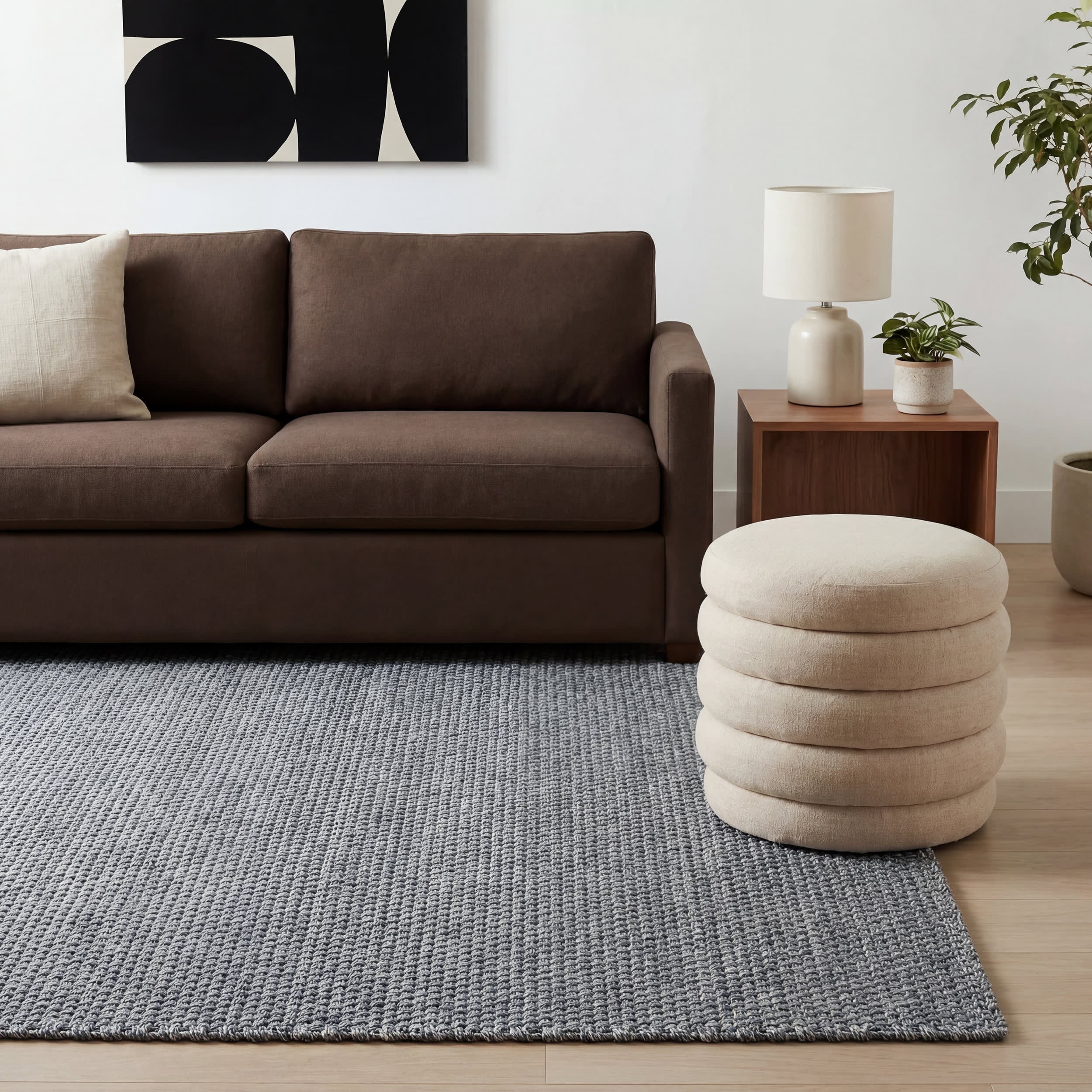 Bridges Rope Rug | Navy - Image 5