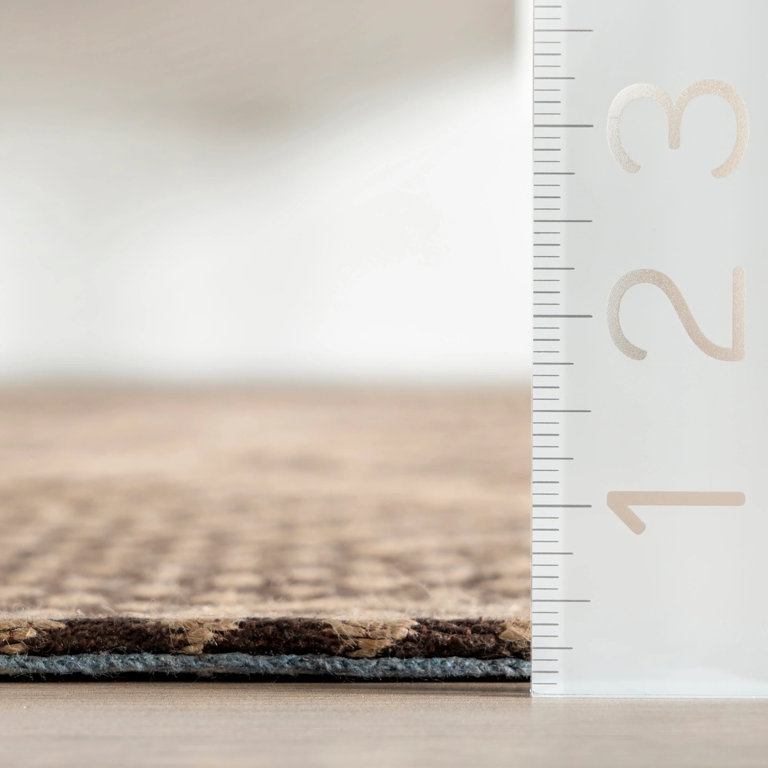 Brielle Jute-Blend Diamond Rug | Natural - Image 5