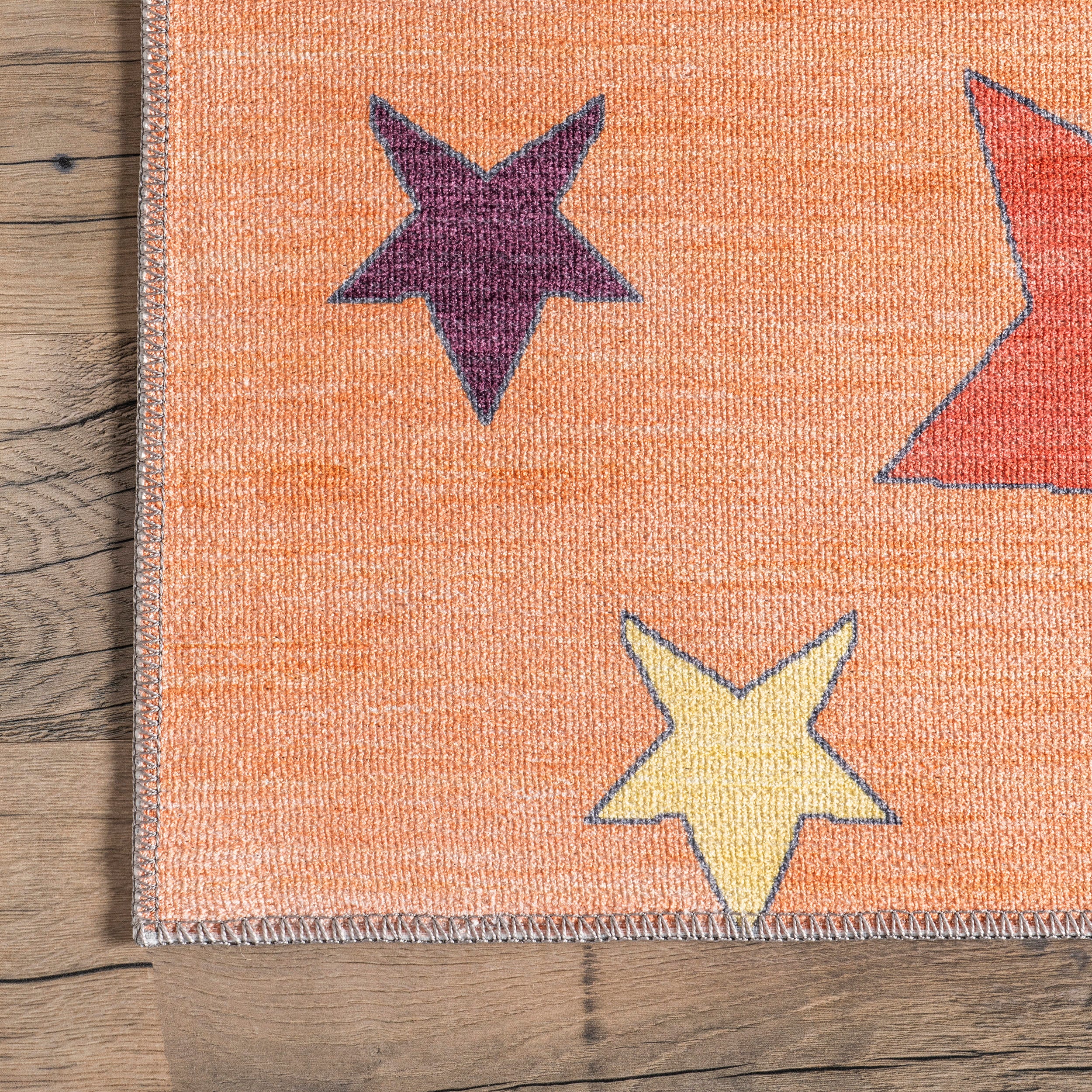 Brigantine Washable Kids Stars Rug | Multicolor - Image 3