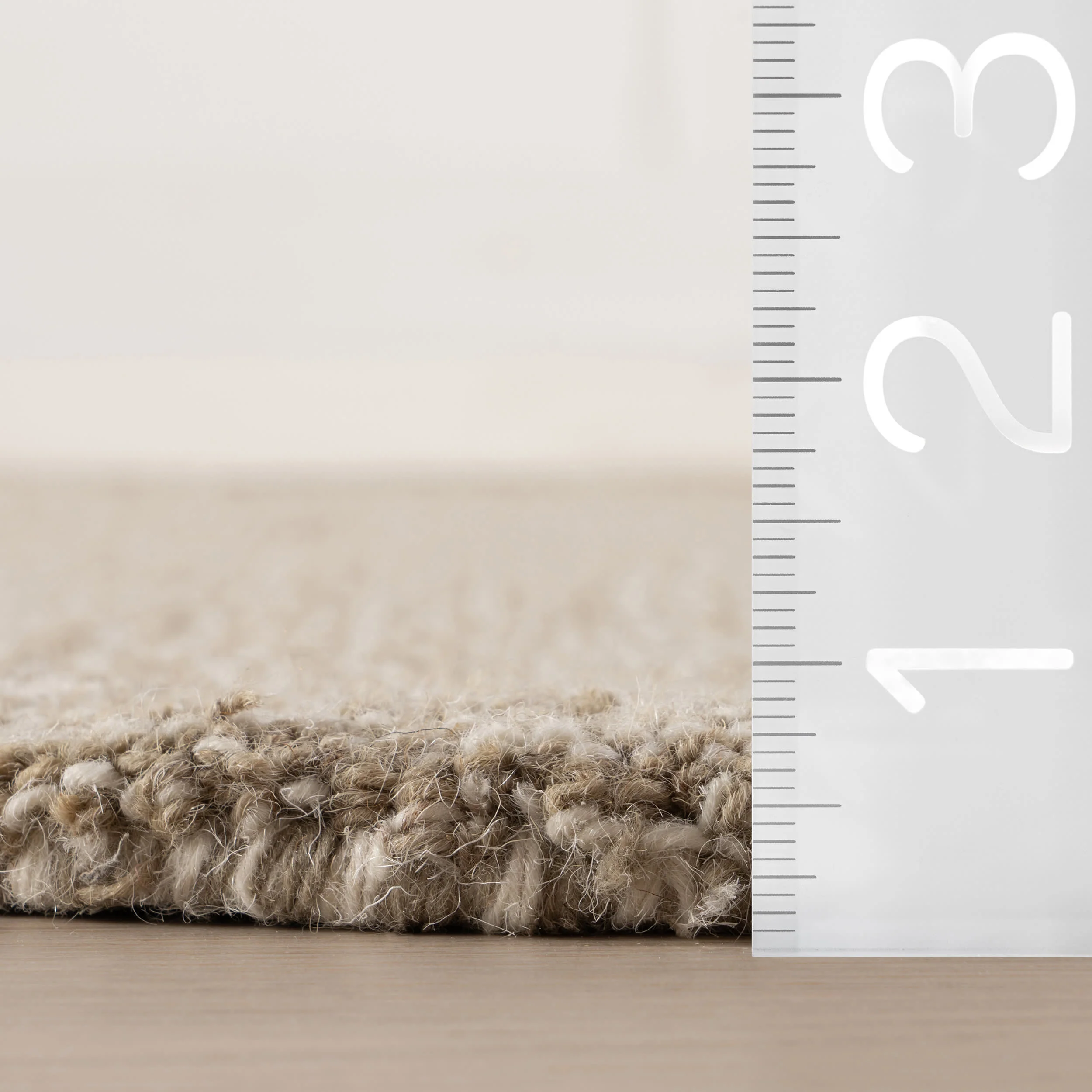 Broaun Solid Bordered Rug | Oatmeal - Image 6