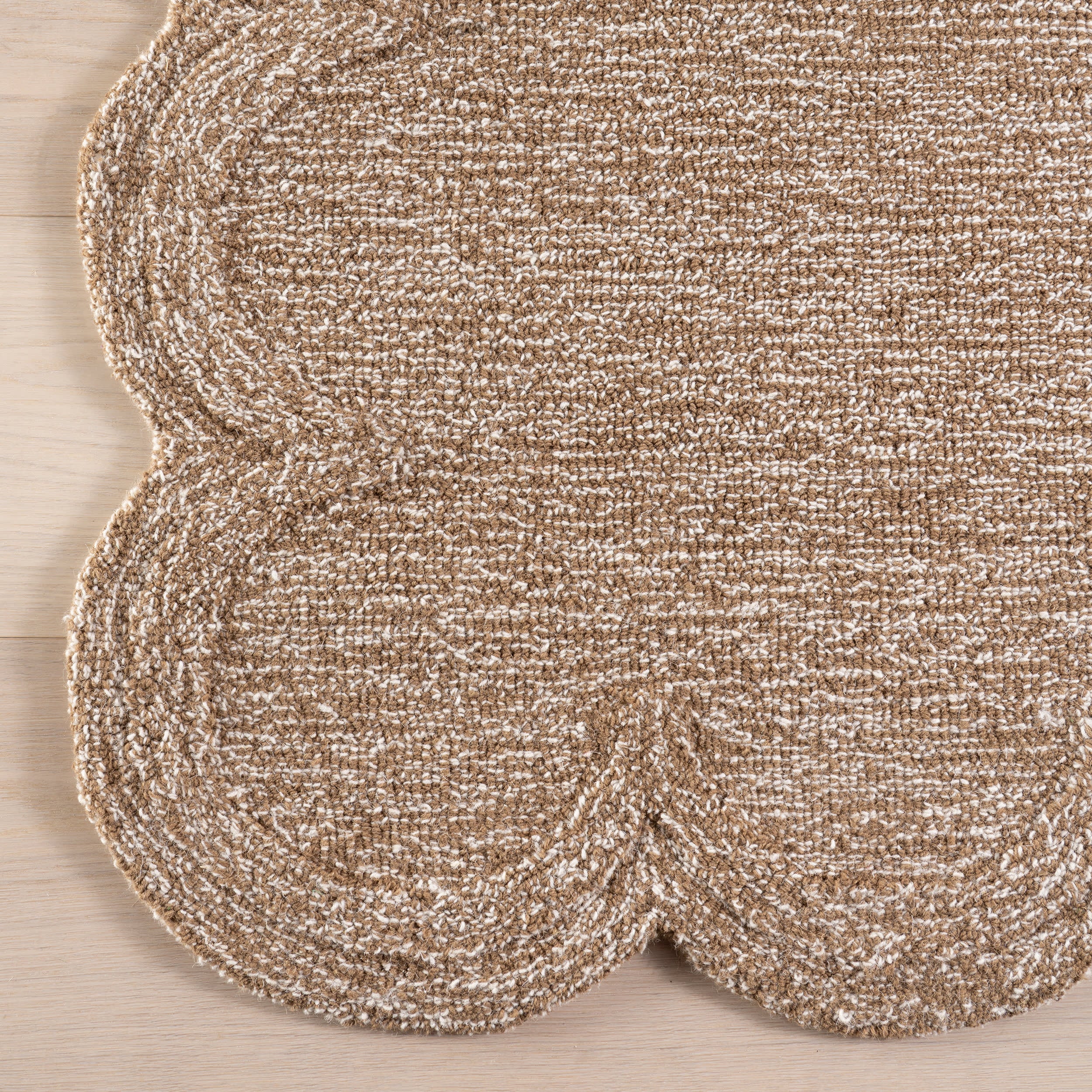 Broaun Solid Bordered Rug | Tan - Image 4