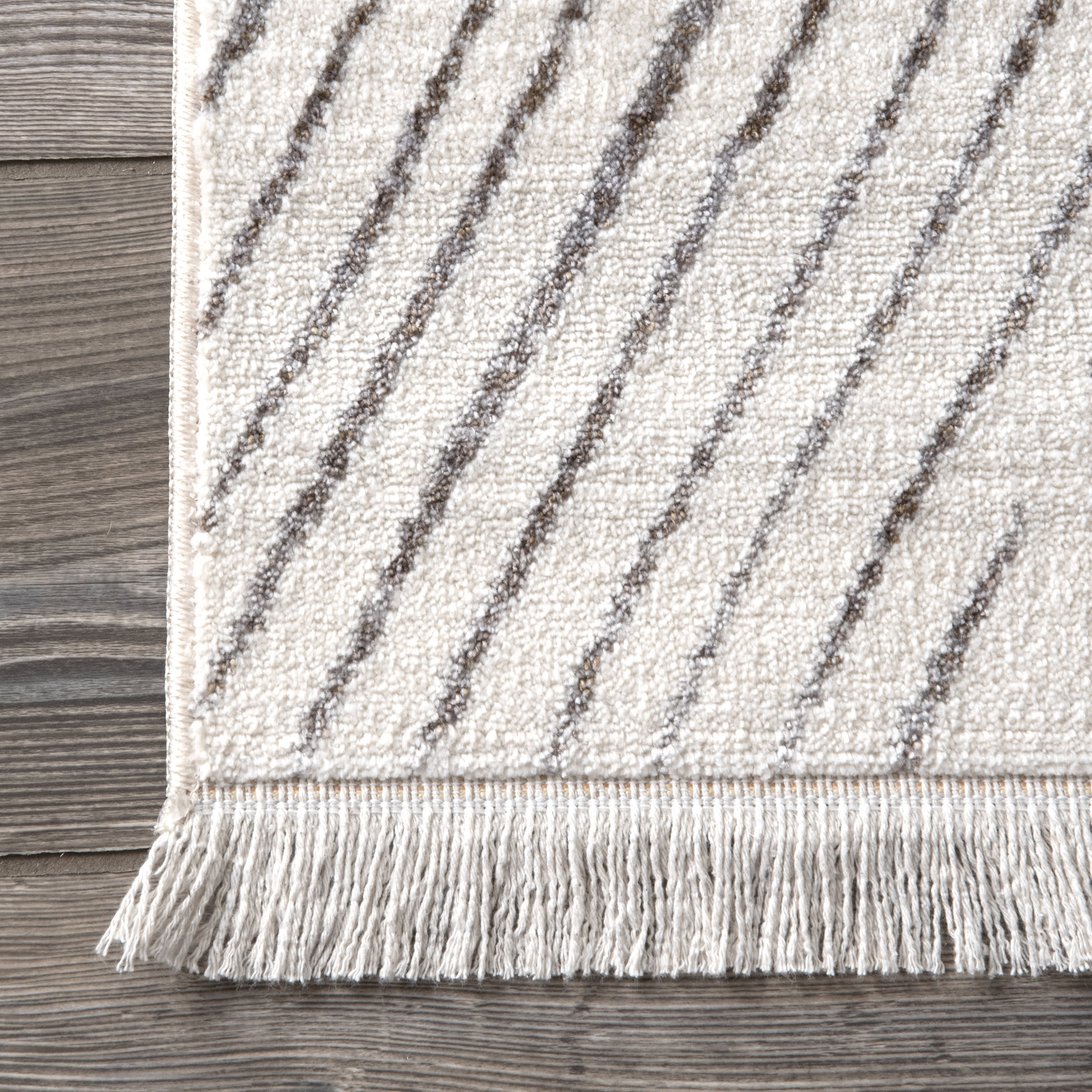 Broken Chevrons Rug | Beige - Image 3