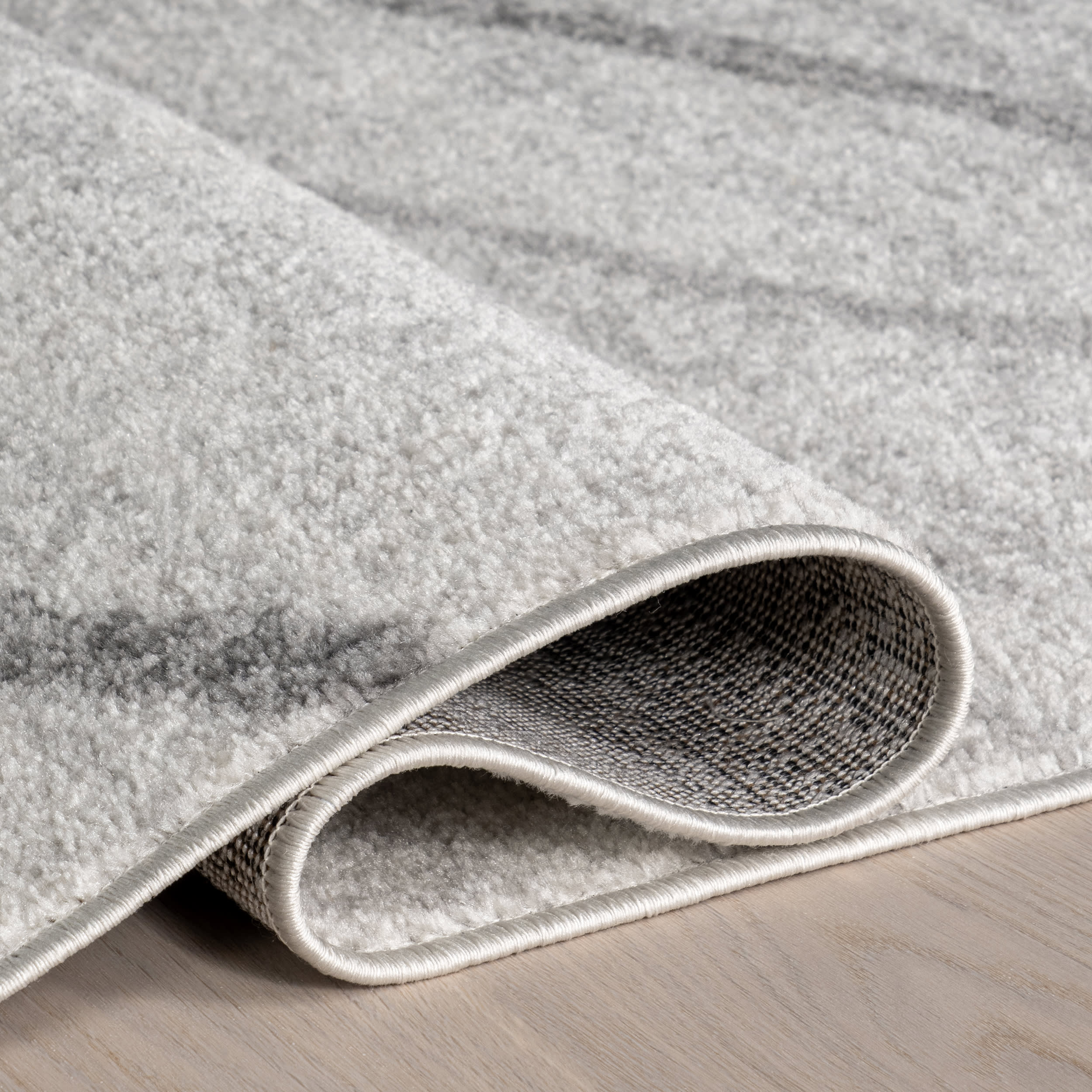 Broken Lattice Rug | Grey - Image 12