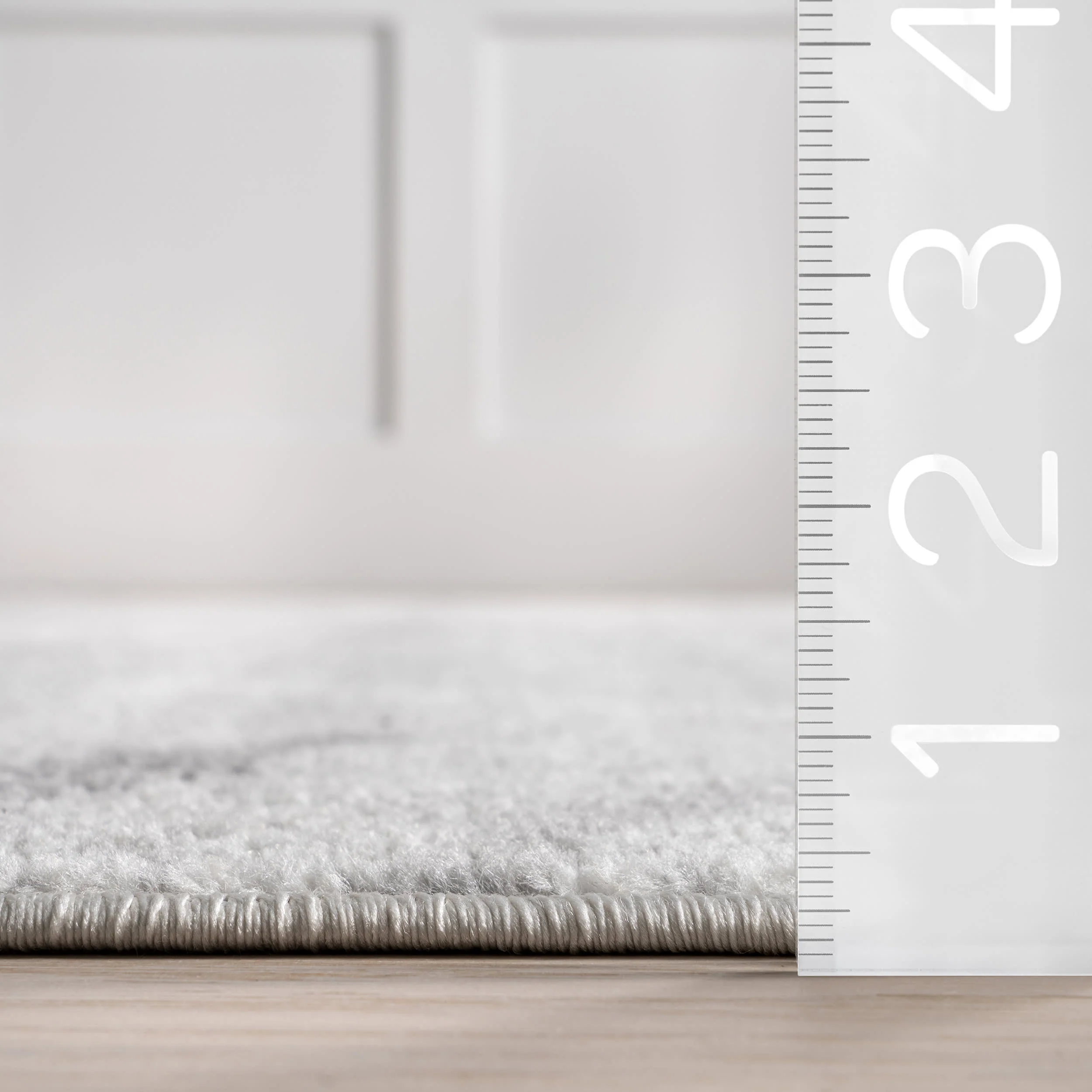 Broken Lattice Rug | Grey - Image 6