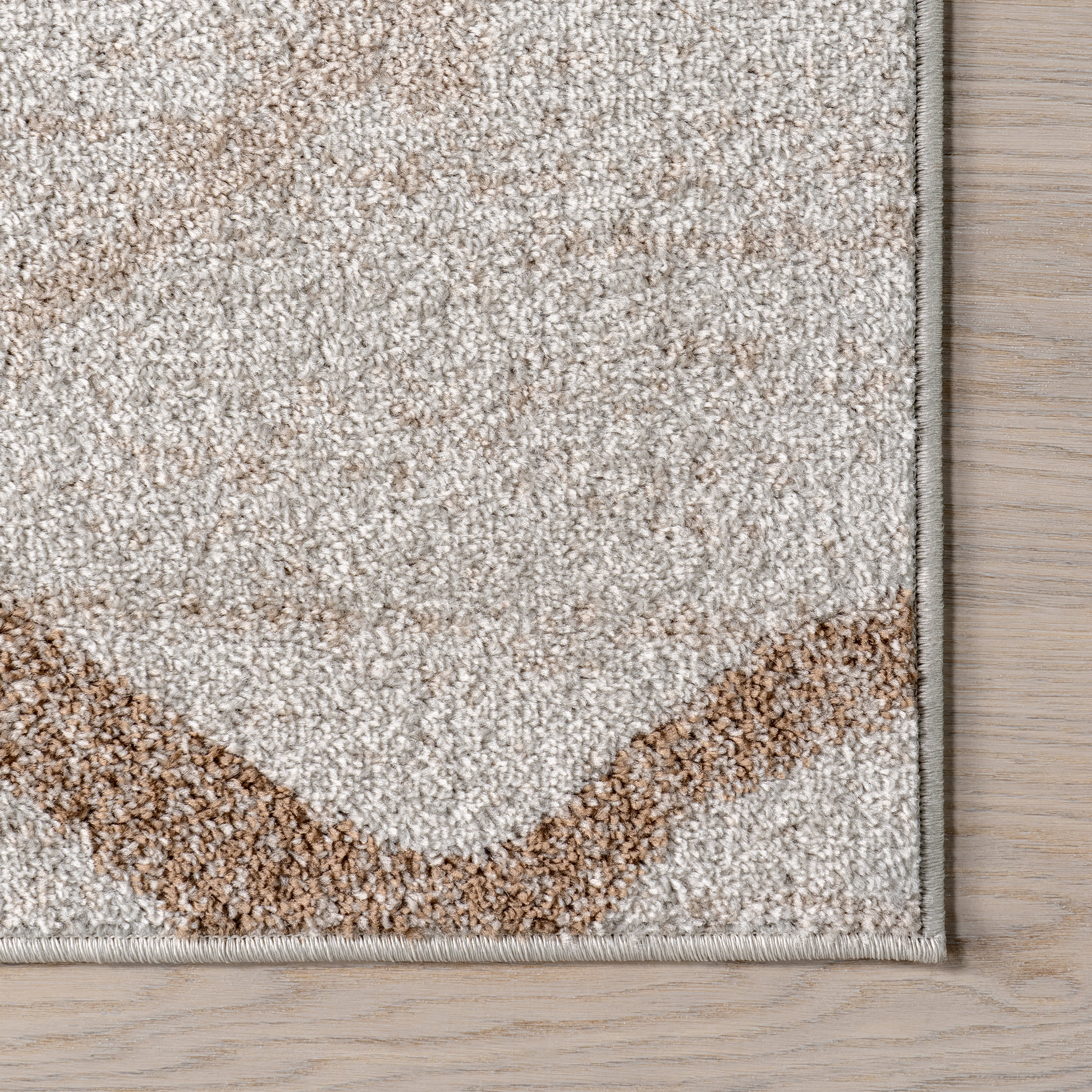 Broken Lattice Rug | Light Brown - Image 3