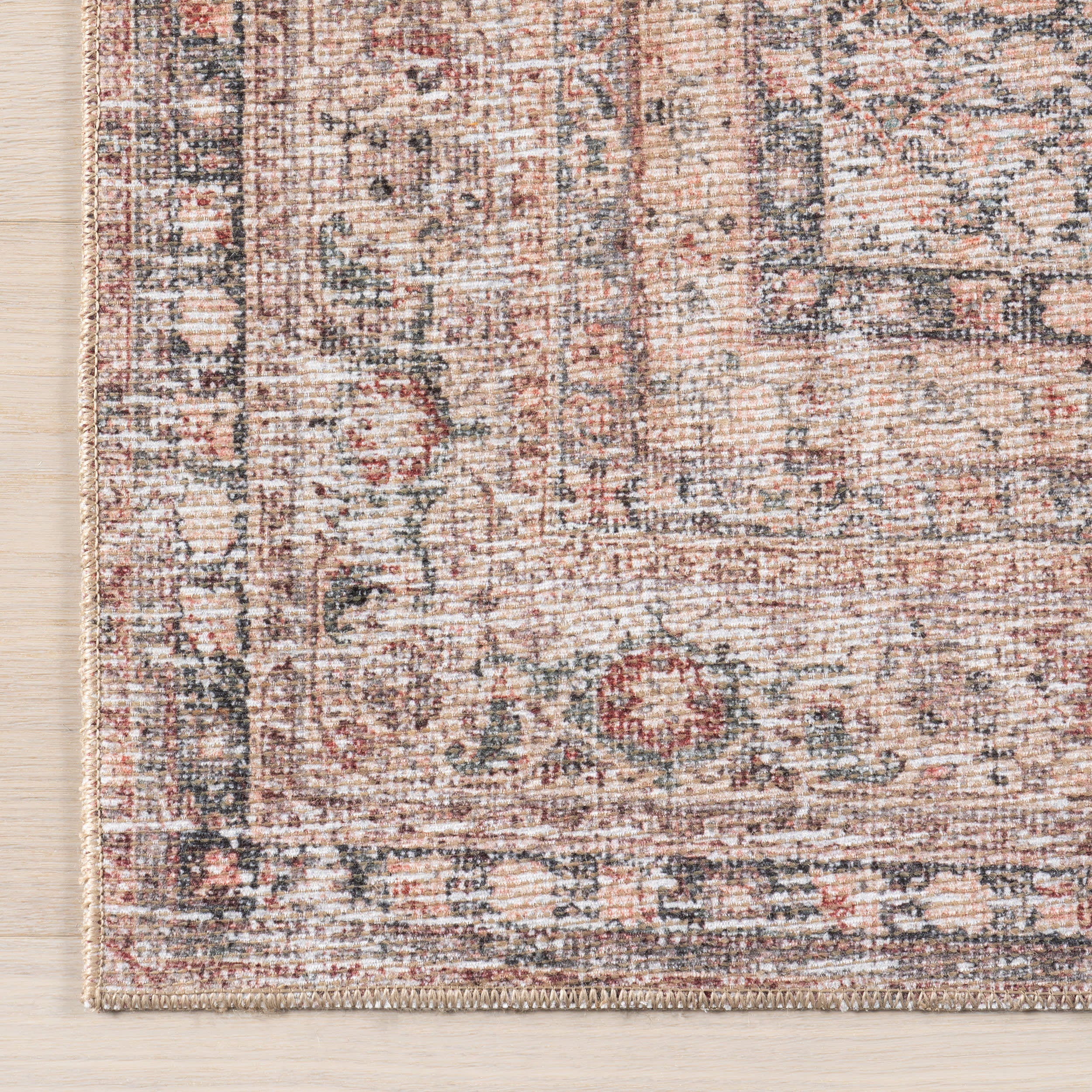 Bronte Vintage Rug | Light Brown - Image 4