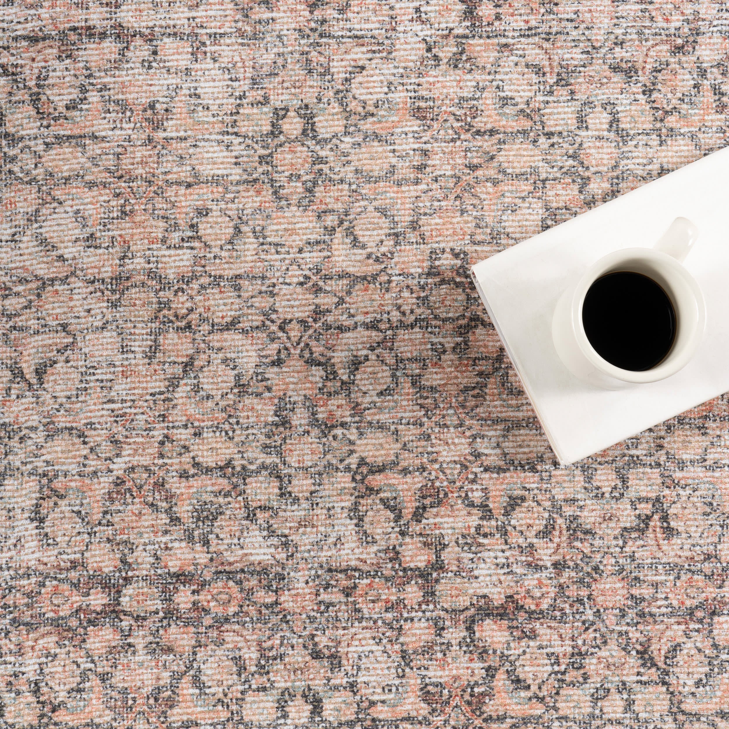Bronte Vintage Rug | Light Brown - Image 7