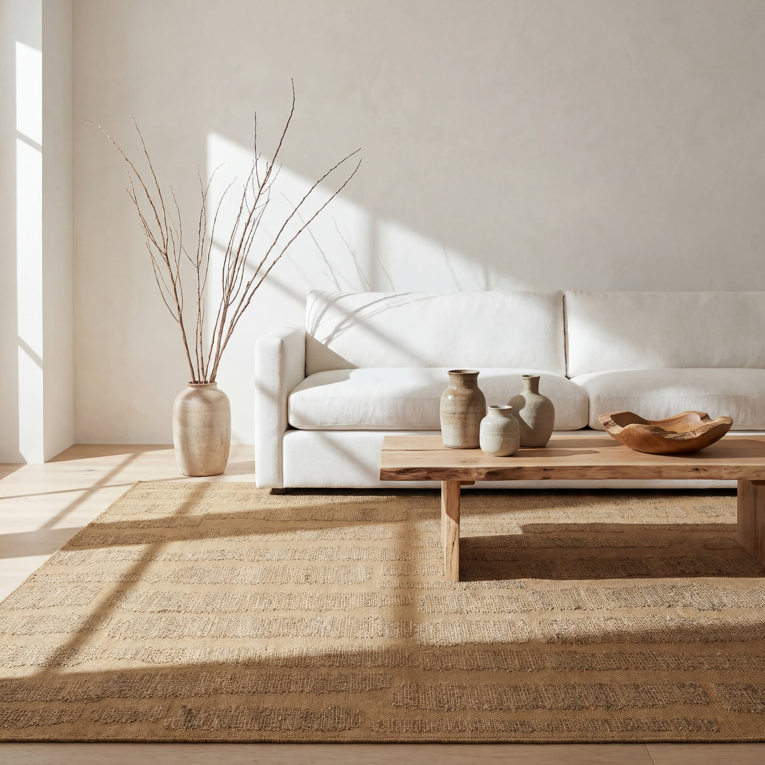 Brunella Hand Woven Bohemian Rug | Tan - Image 5