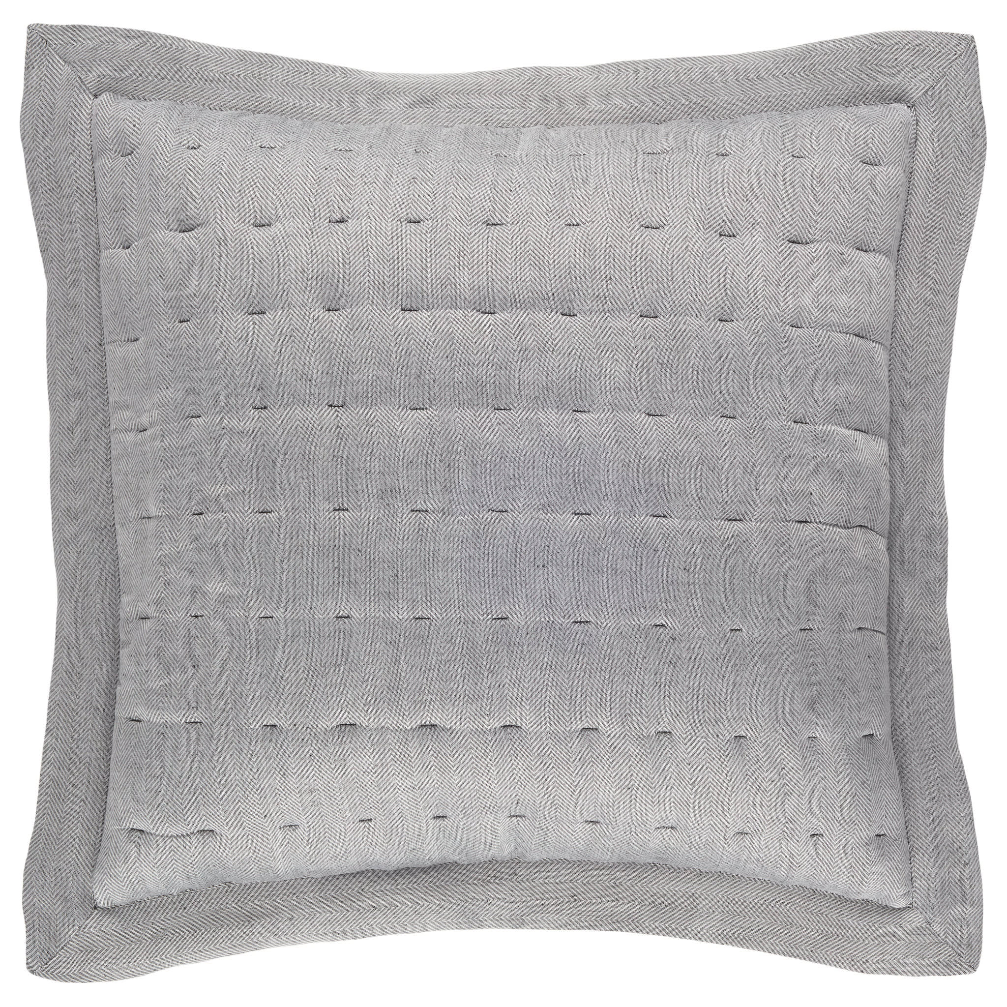 Brussels Quilted Sham | Black - Image 3
