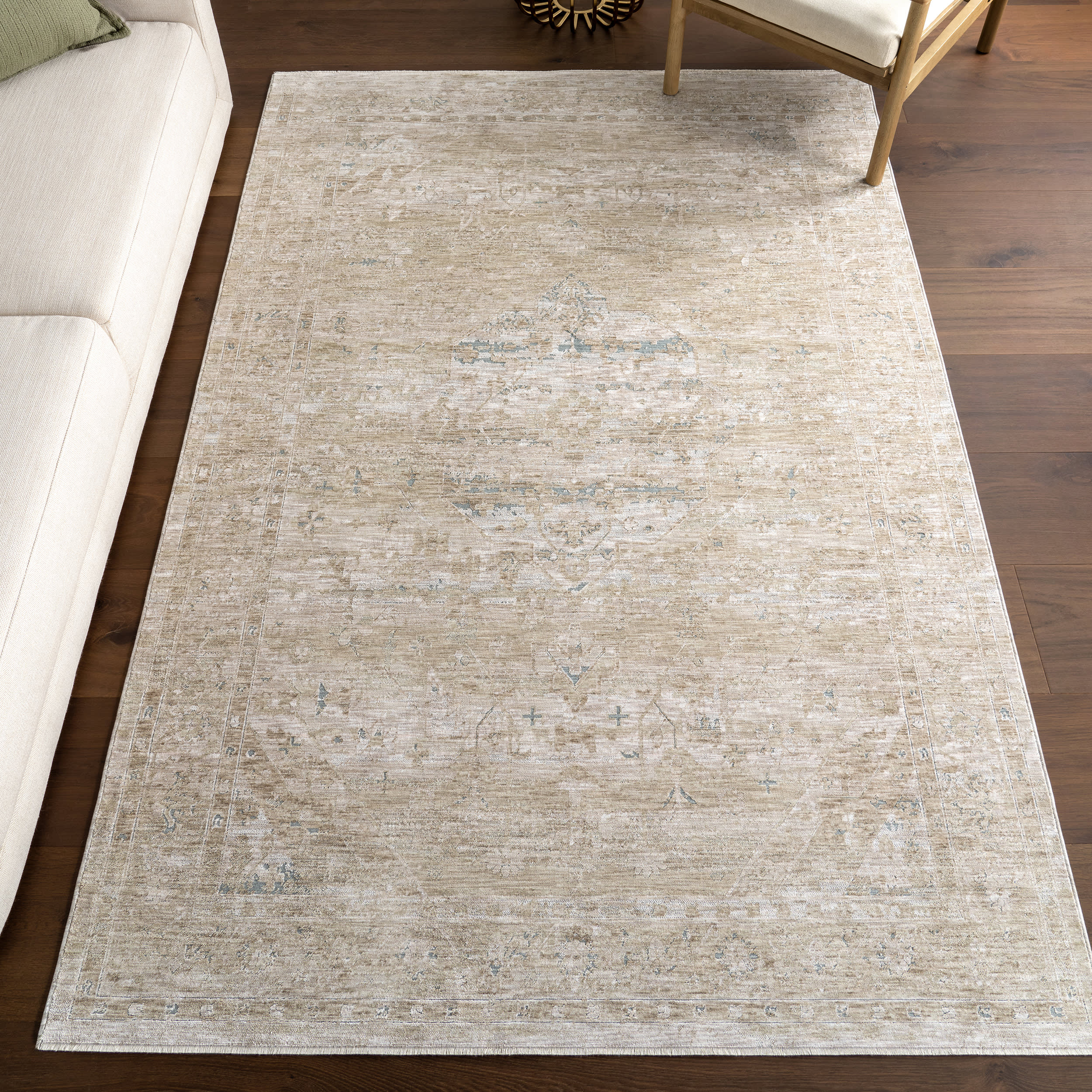Brylee Vintage Rug | Light Beige - Image 2