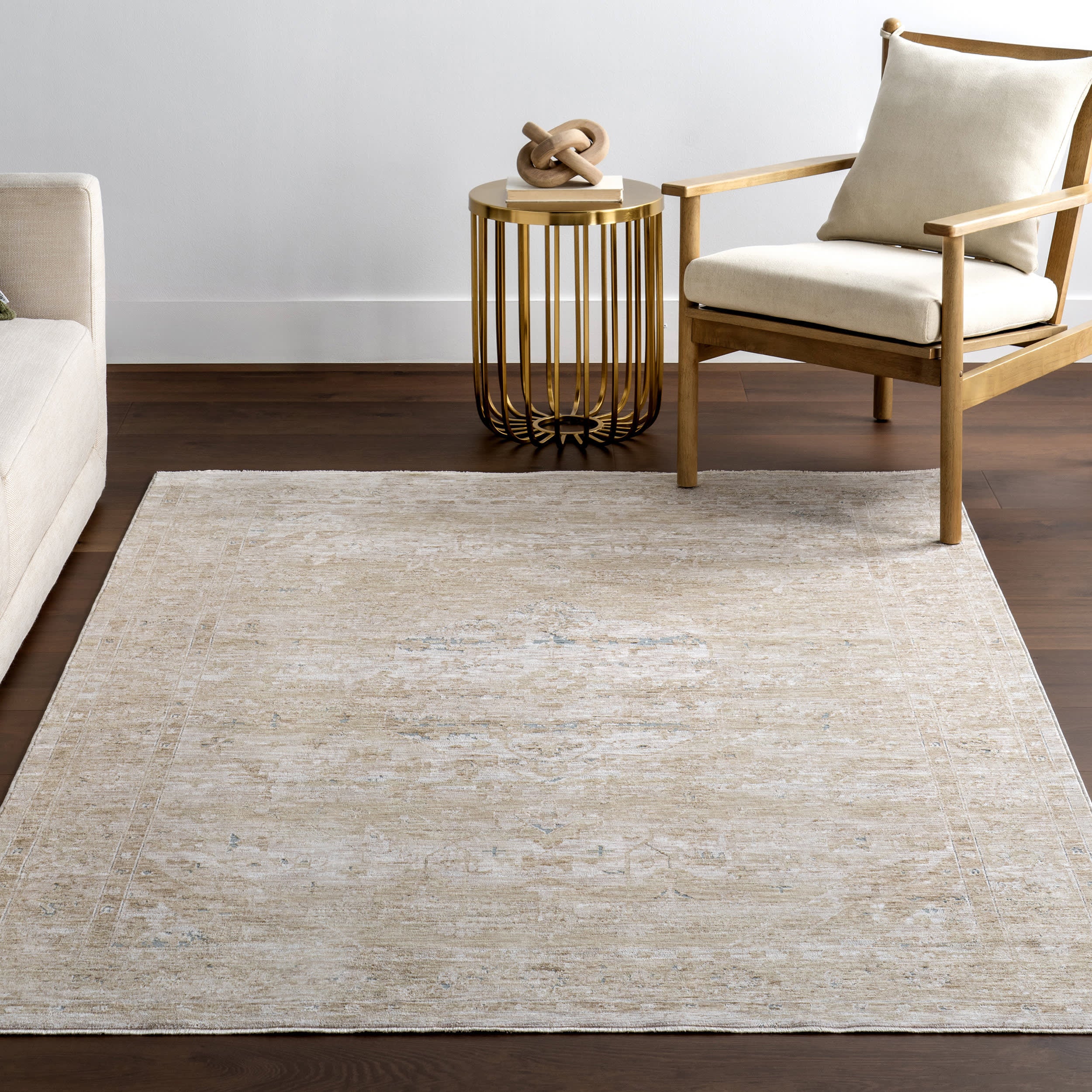 Brylee Vintage Rug | Light Beige - Image 5