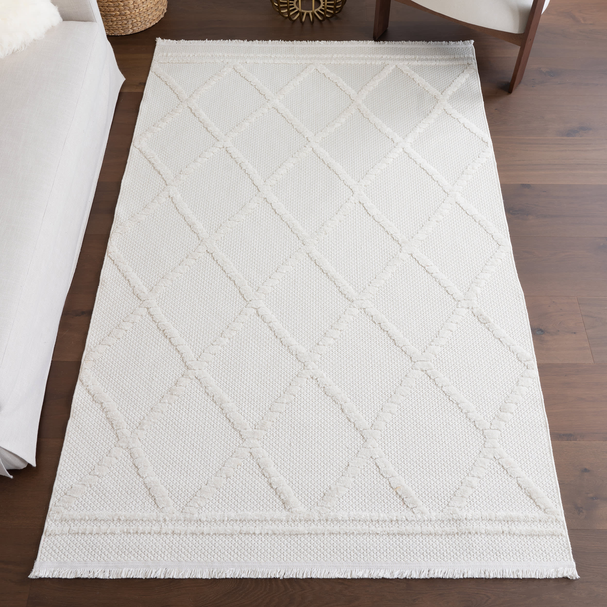 Brynn Trellis Rug | Cream - Image 2