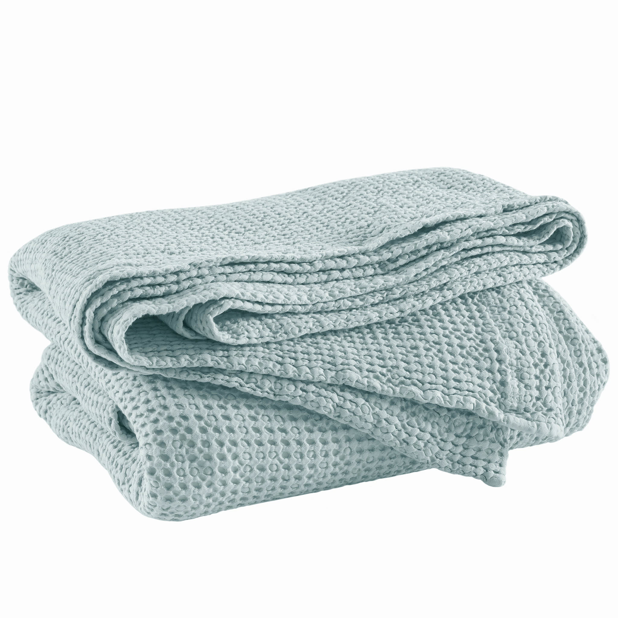 Bubble Matelasse Coverlet | Sky - Image 2