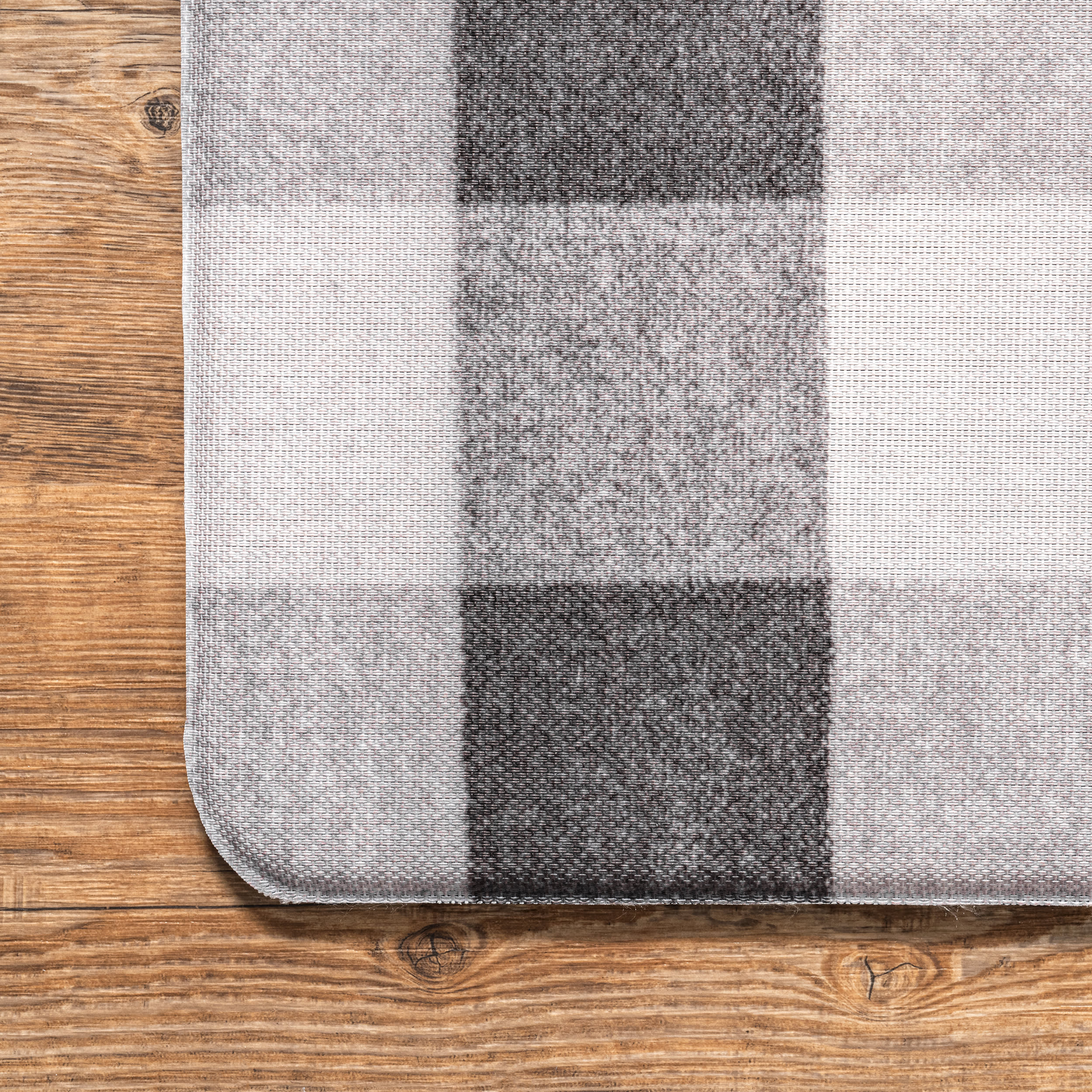 Buffalo Plaid Printed Anti-Fatigue Mat | Grey - Image 3