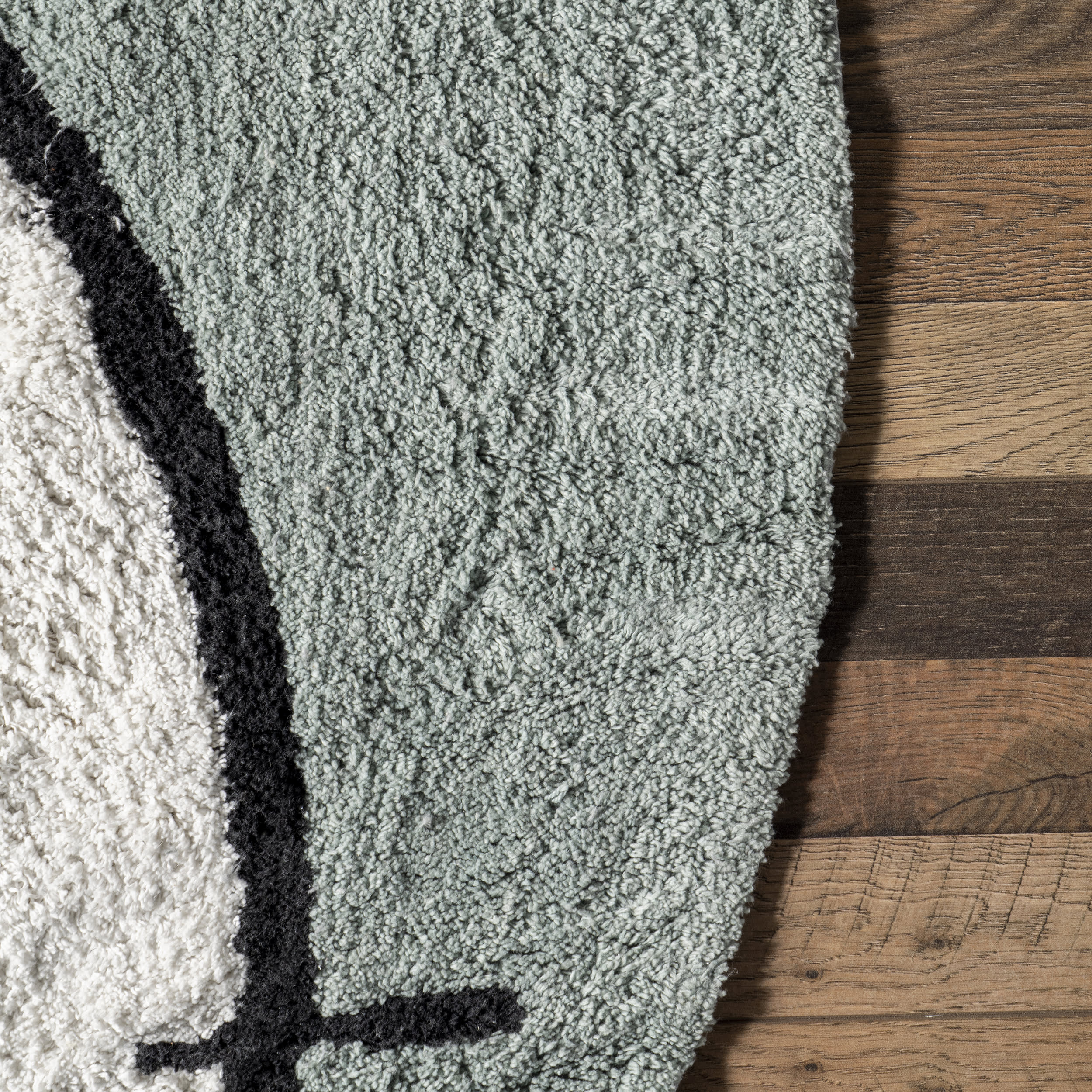 Bunny Nursery Washable Rug | Grey - Image 3