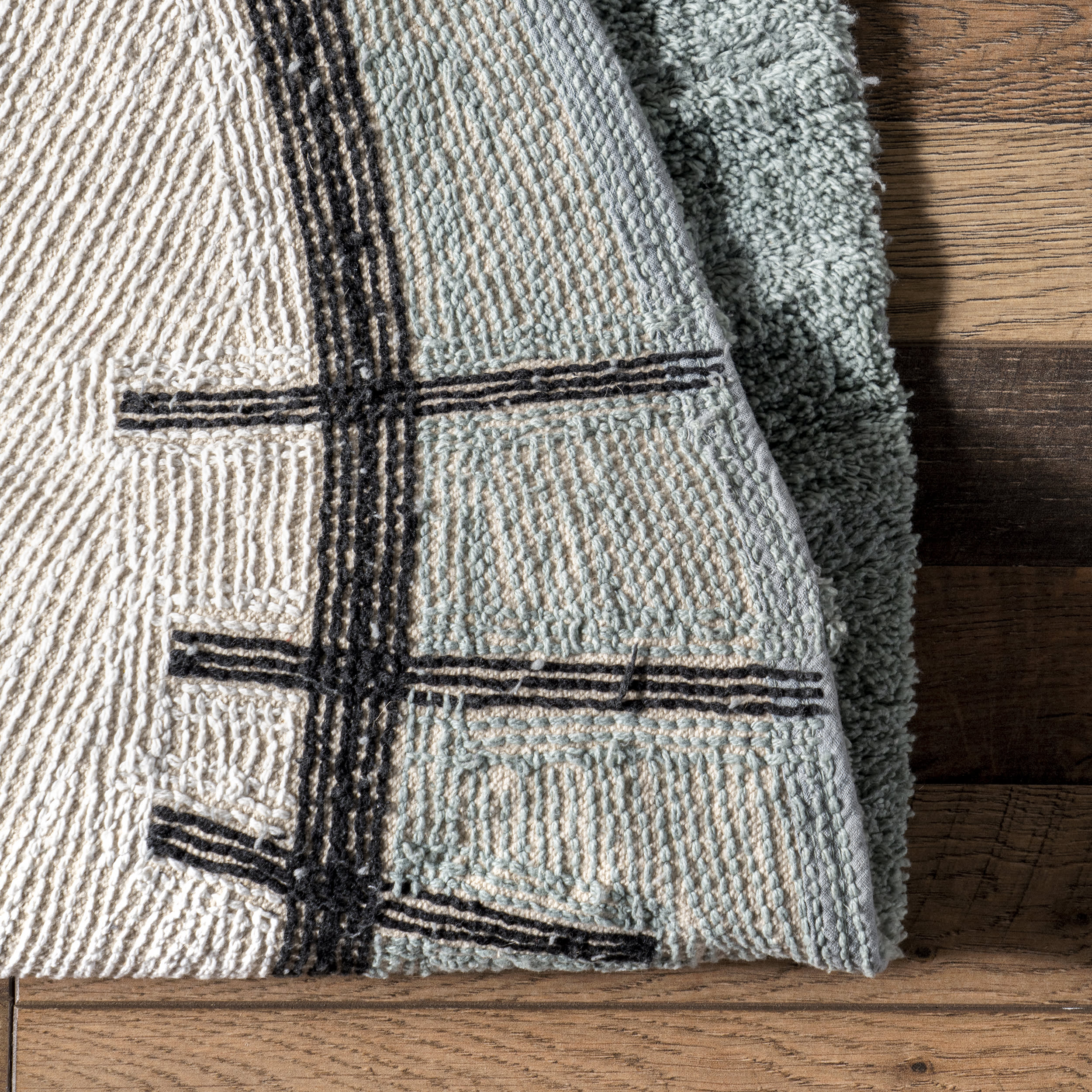 Bunny Nursery Washable Rug | Grey - Image 6