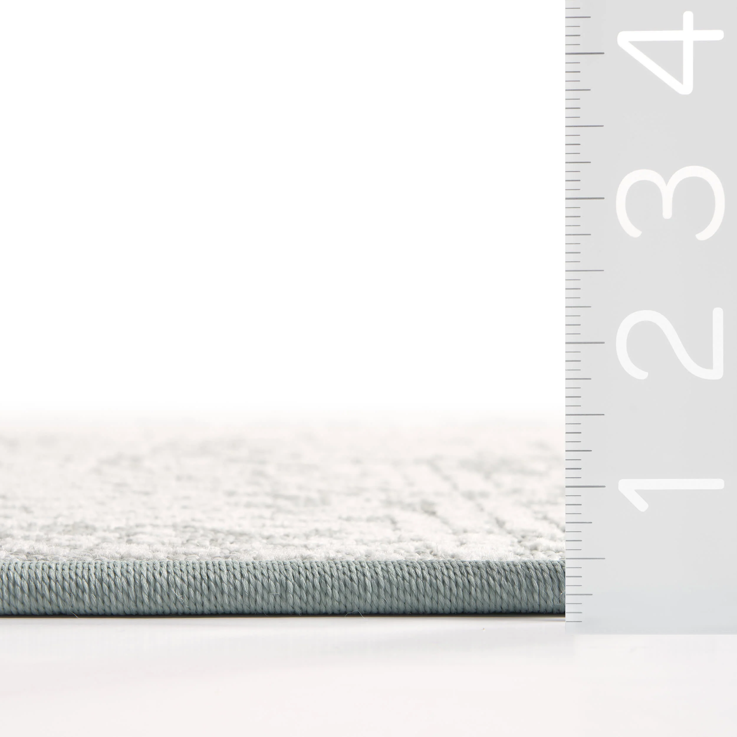 Bunting Distressed Custom Rug | Slate Blue - Image 3