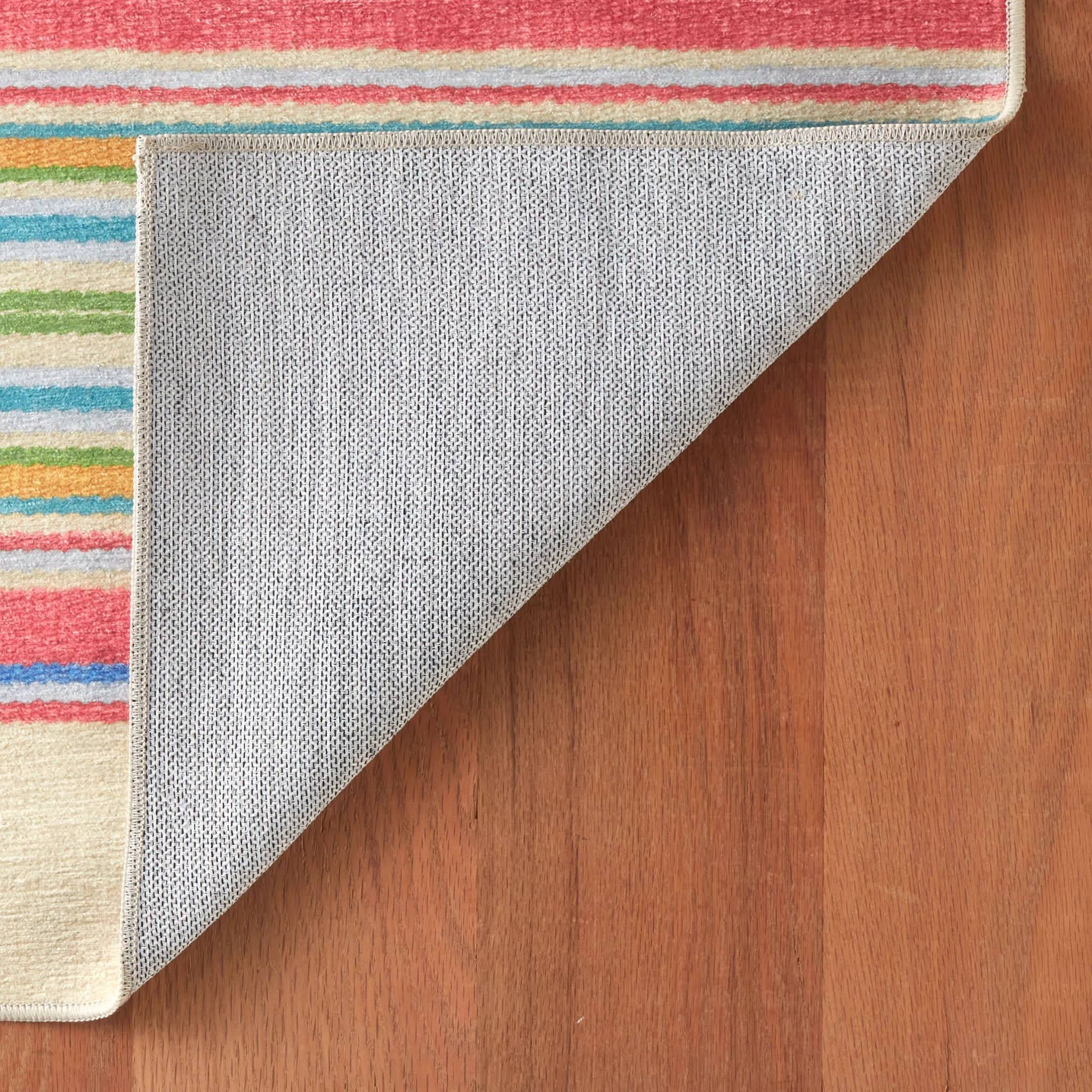 Cady Stripe Machine Washable Rug | Multi - Image 6