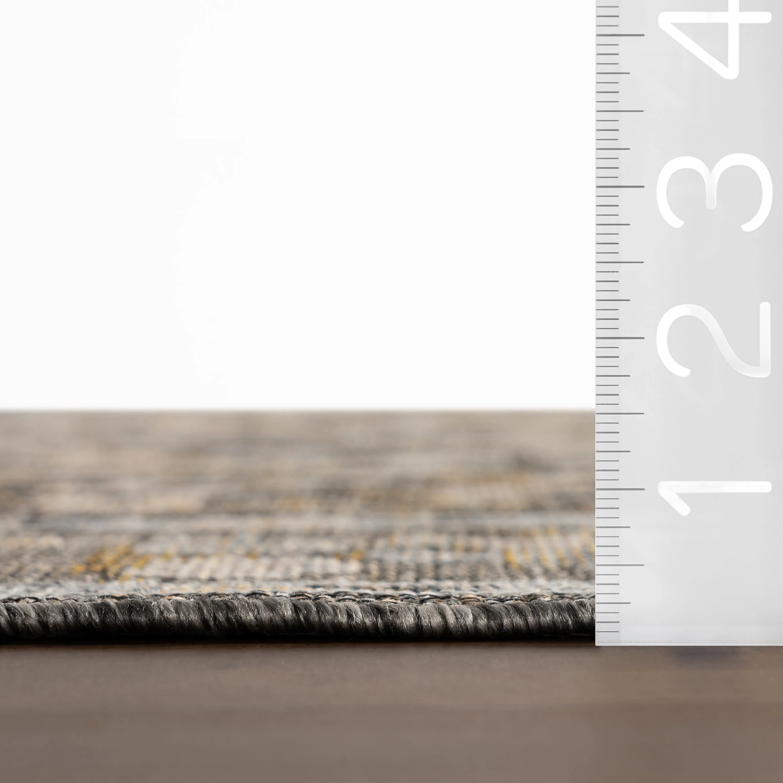Caeslyn Traditional Floral Indoor/Outdoor Rug | Grey - Image 6