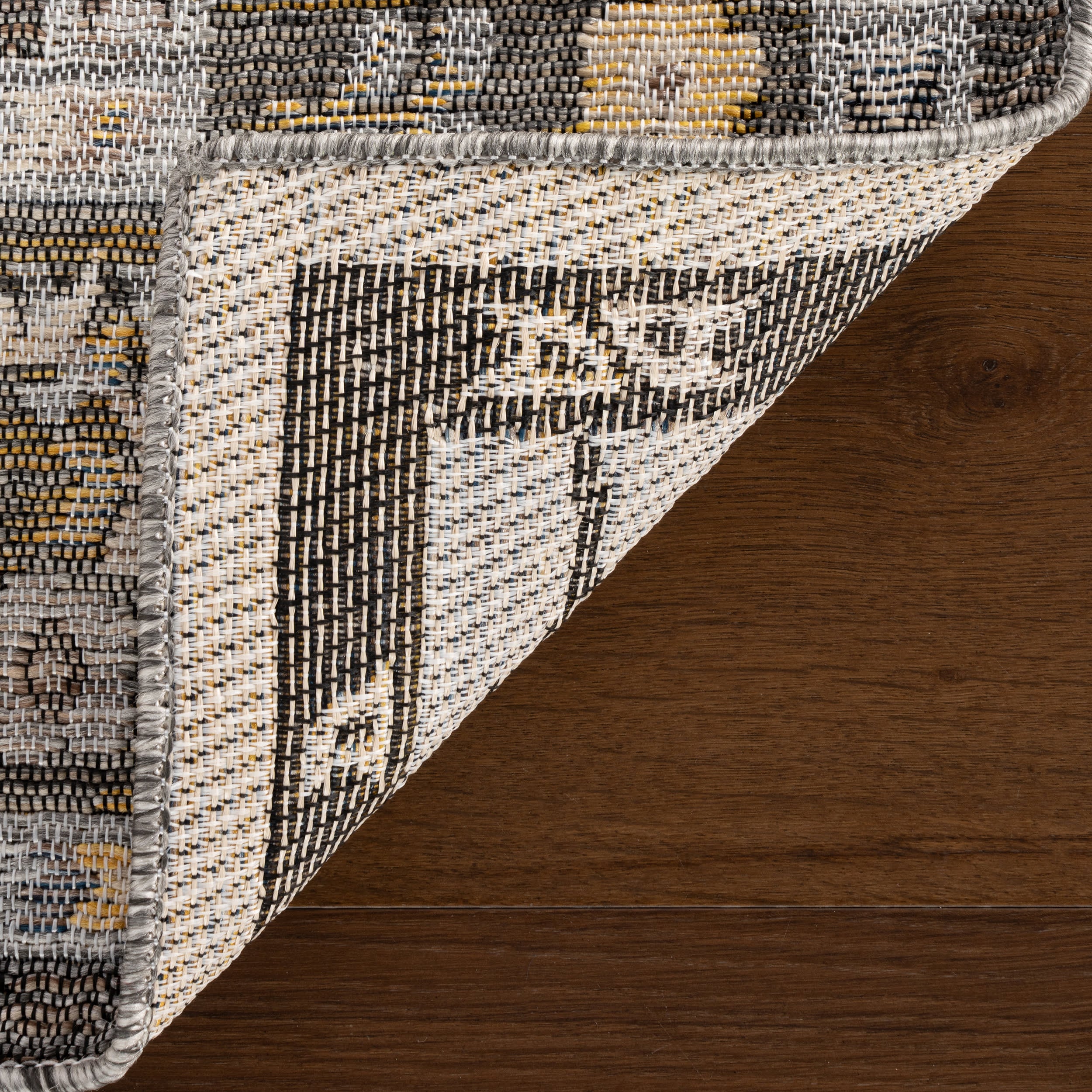Caeslyn Traditional Floral Indoor/Outdoor Rug | Grey - Image 8