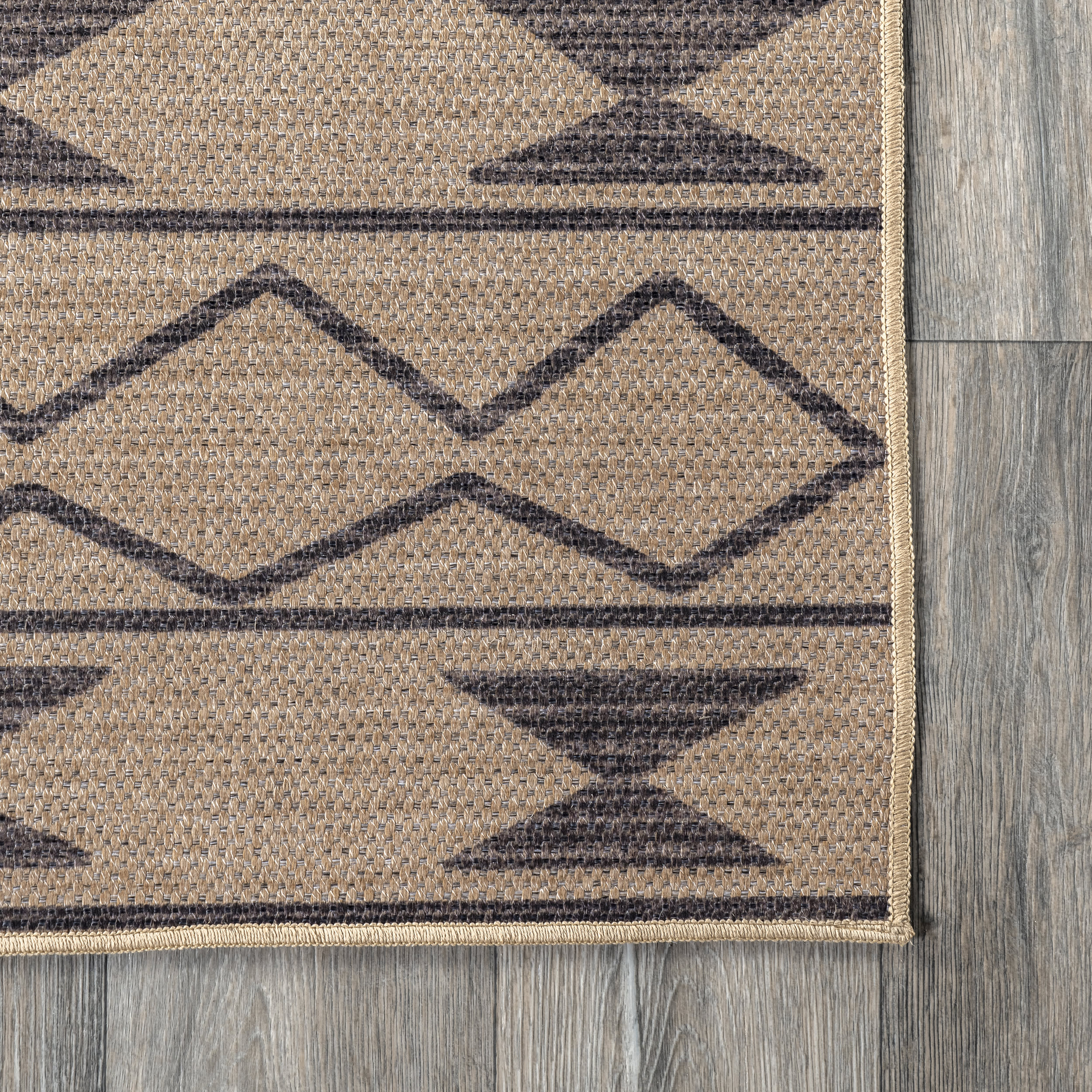Caitlin Easy-Jute Washable Symbols Rug | Natural - Image 3