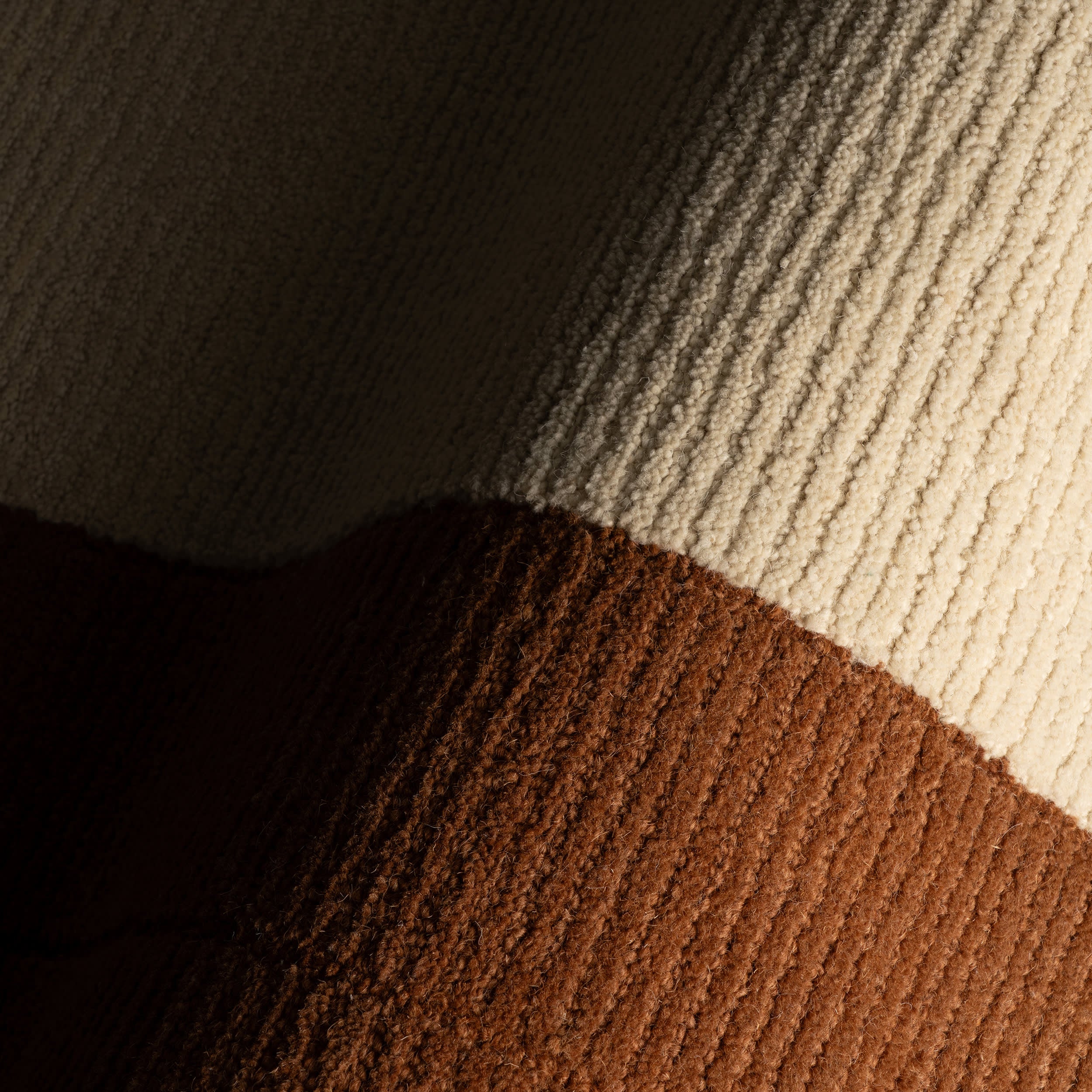 Caligo Mid Century Modern Bordered Rug | Brick - Image 2