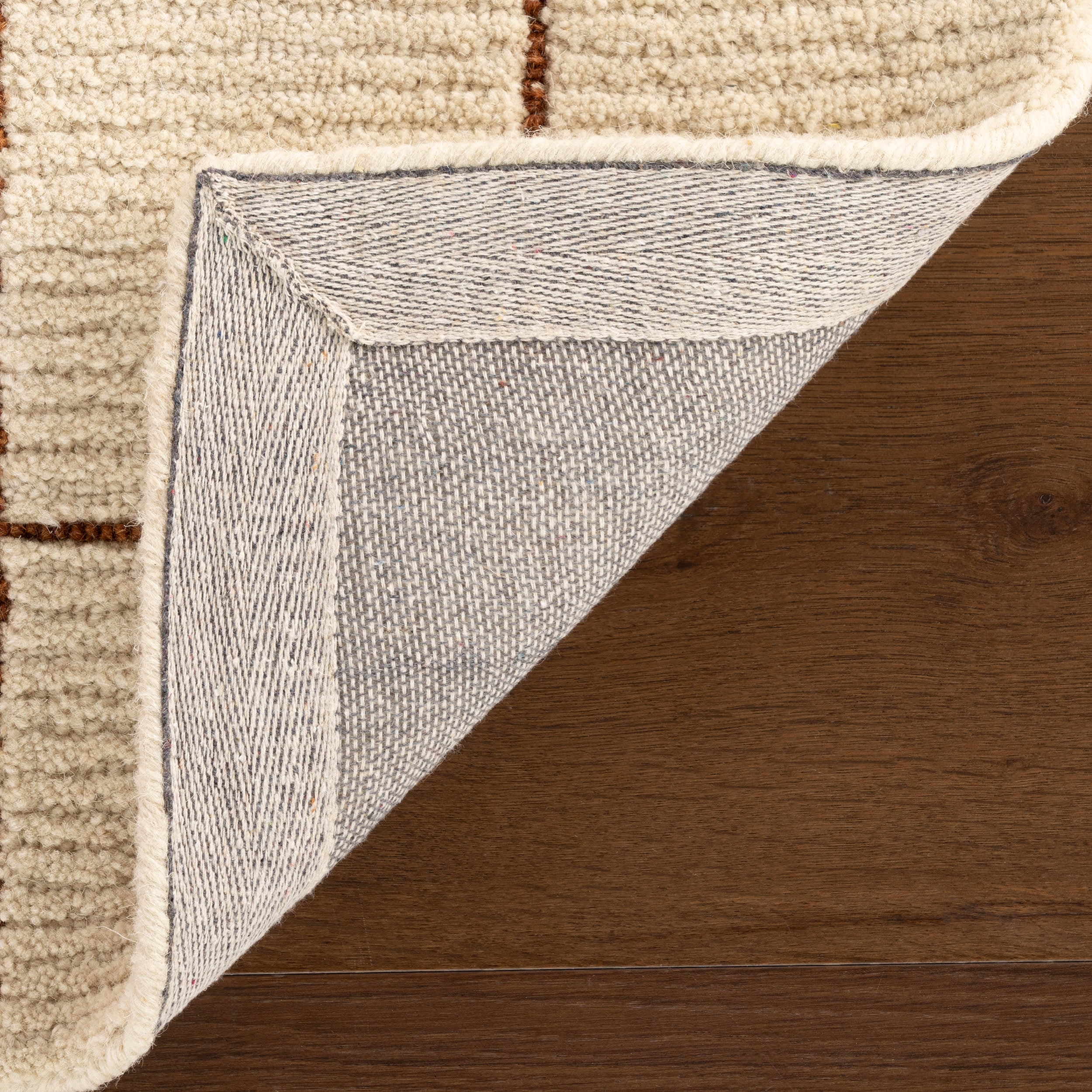 Caligo Mid Century Modern Bordered Rug | Brick - Image 5