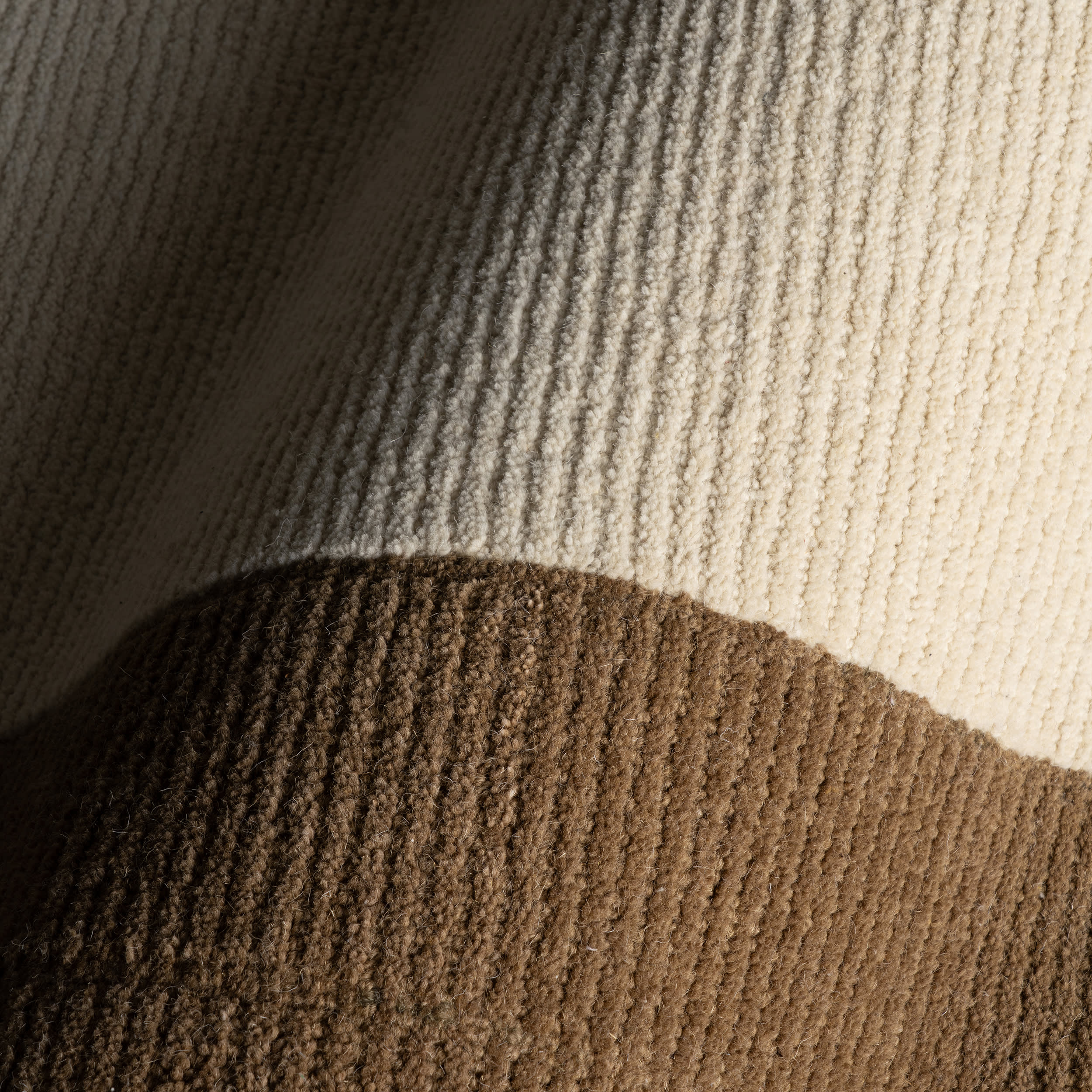 Caligo Mid Century Modern Bordered Rug | Brown - Image 2