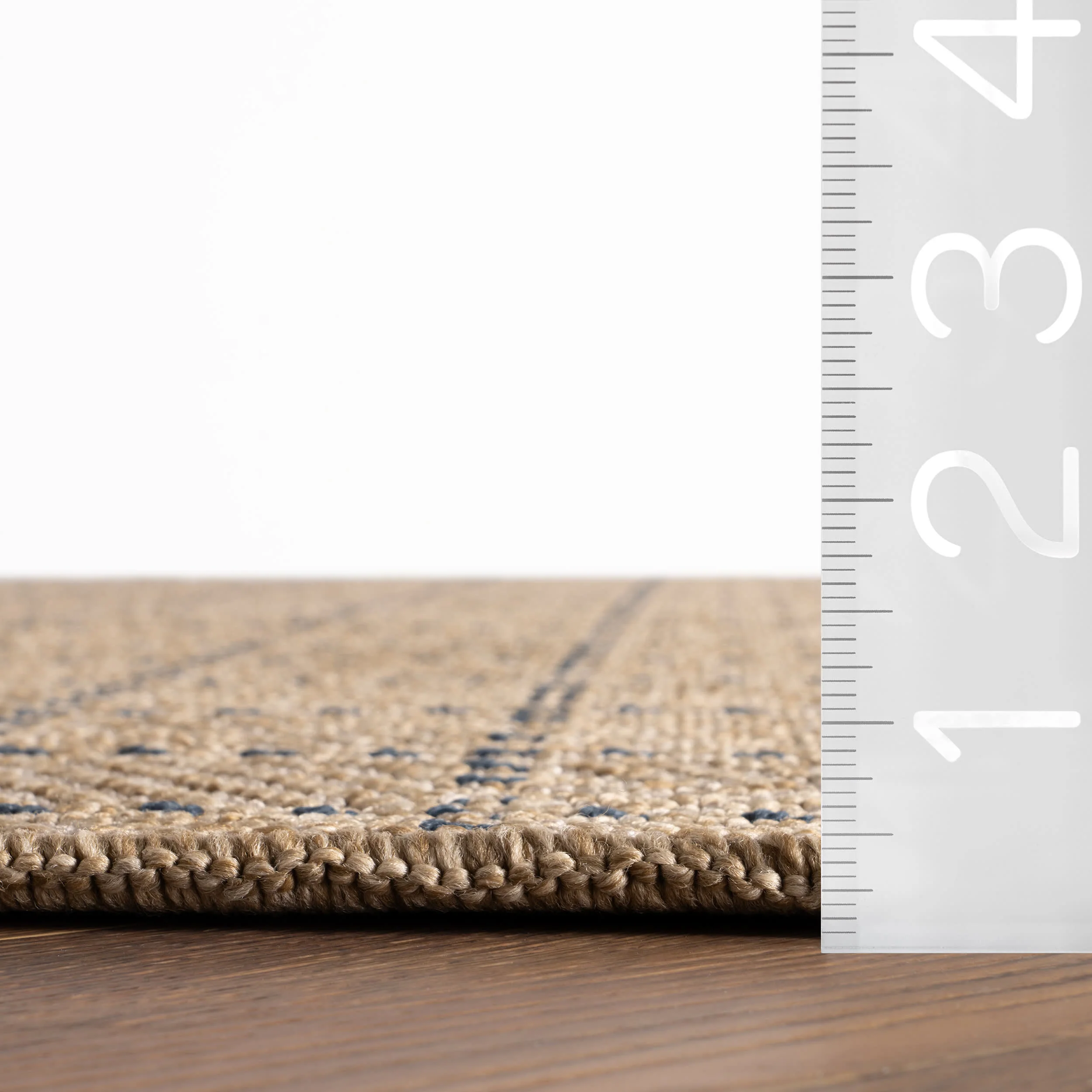 Callista Modern Geometric Indoor/Outdoor Rug | Navy - Image 5