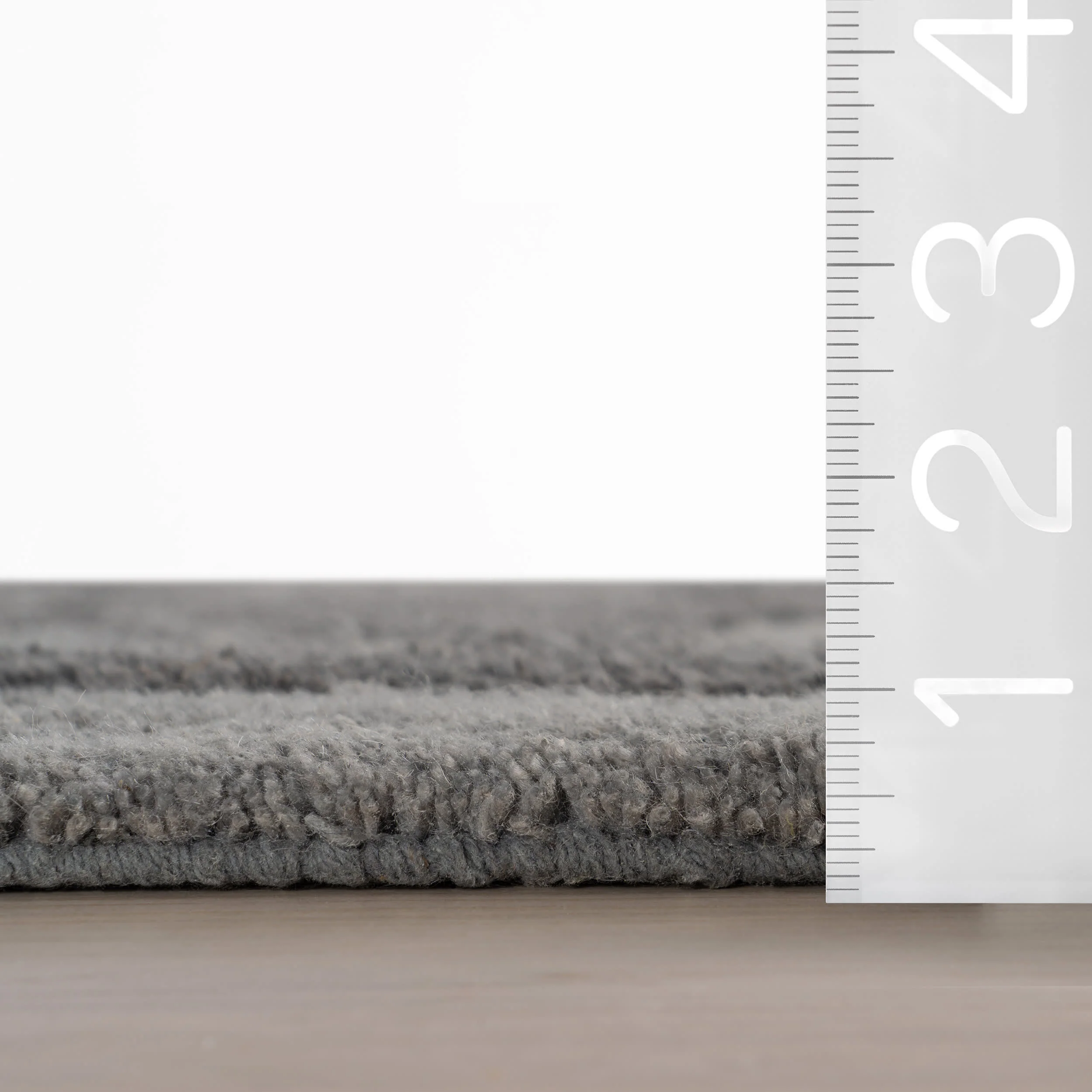 Camelle Modern Geometric Rug | Grey - Image 9