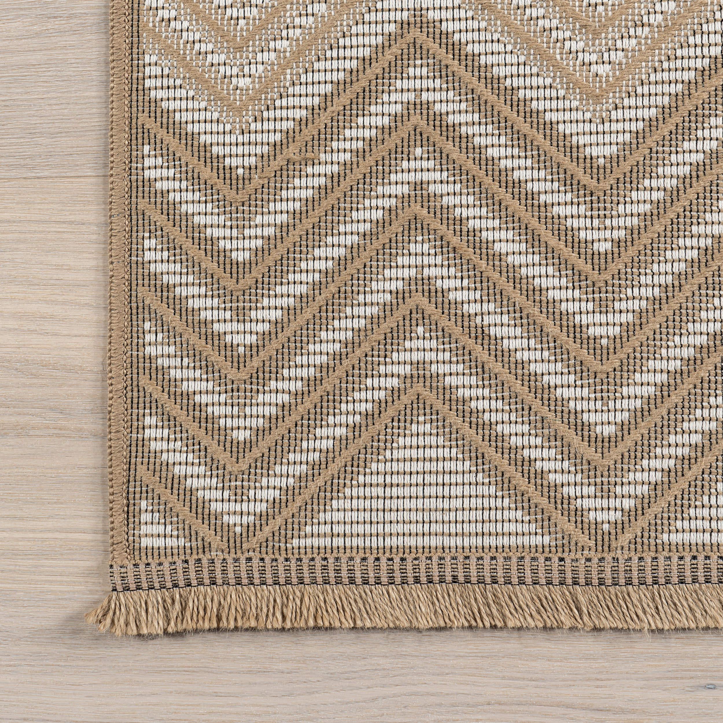 Camila Crosshatch Rug | Ivory - Image 3