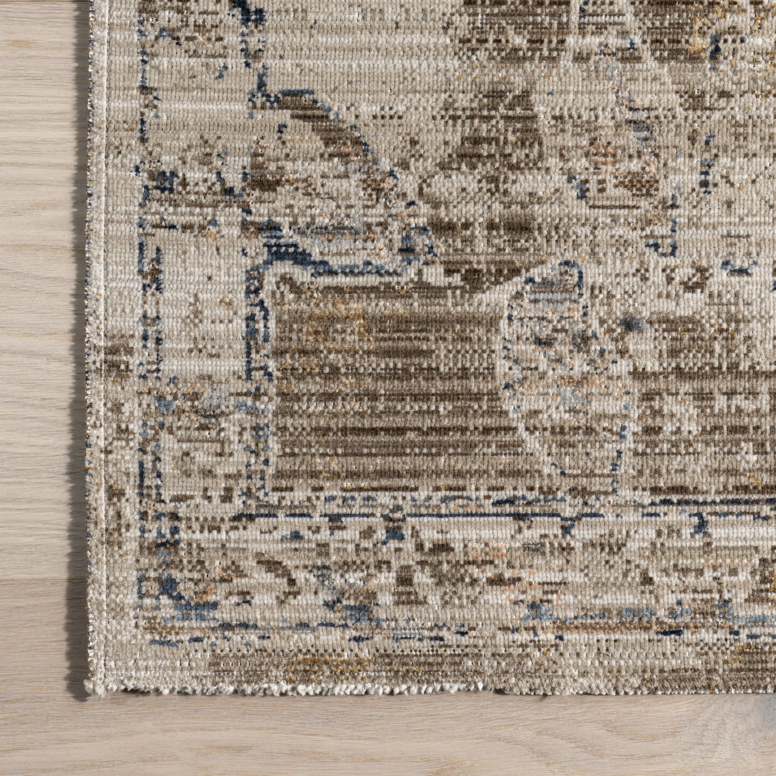 Camile Vintage Washable Indoor/Outdoor Rug | Beige - Image 3