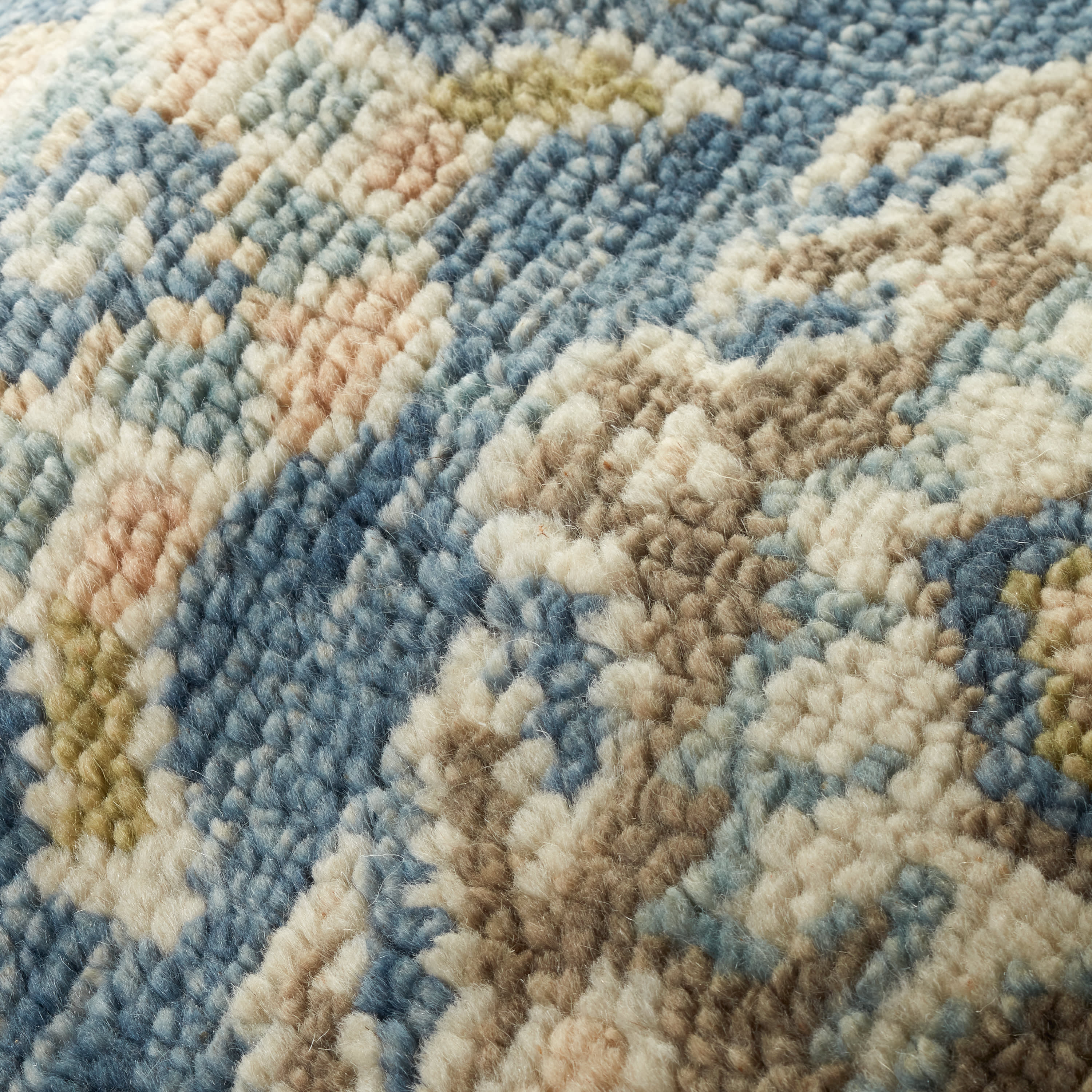 Camille Hand Knotted Wool Rug | Navy - Image 4